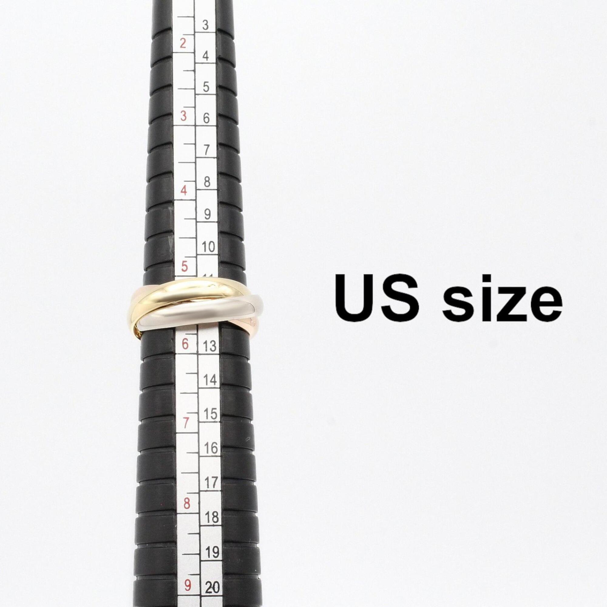 Cartier Gold Silver Yellow Gold (18K) Pink Gold (18K) White Gold (18K) Band Ring (Pre-Owned)