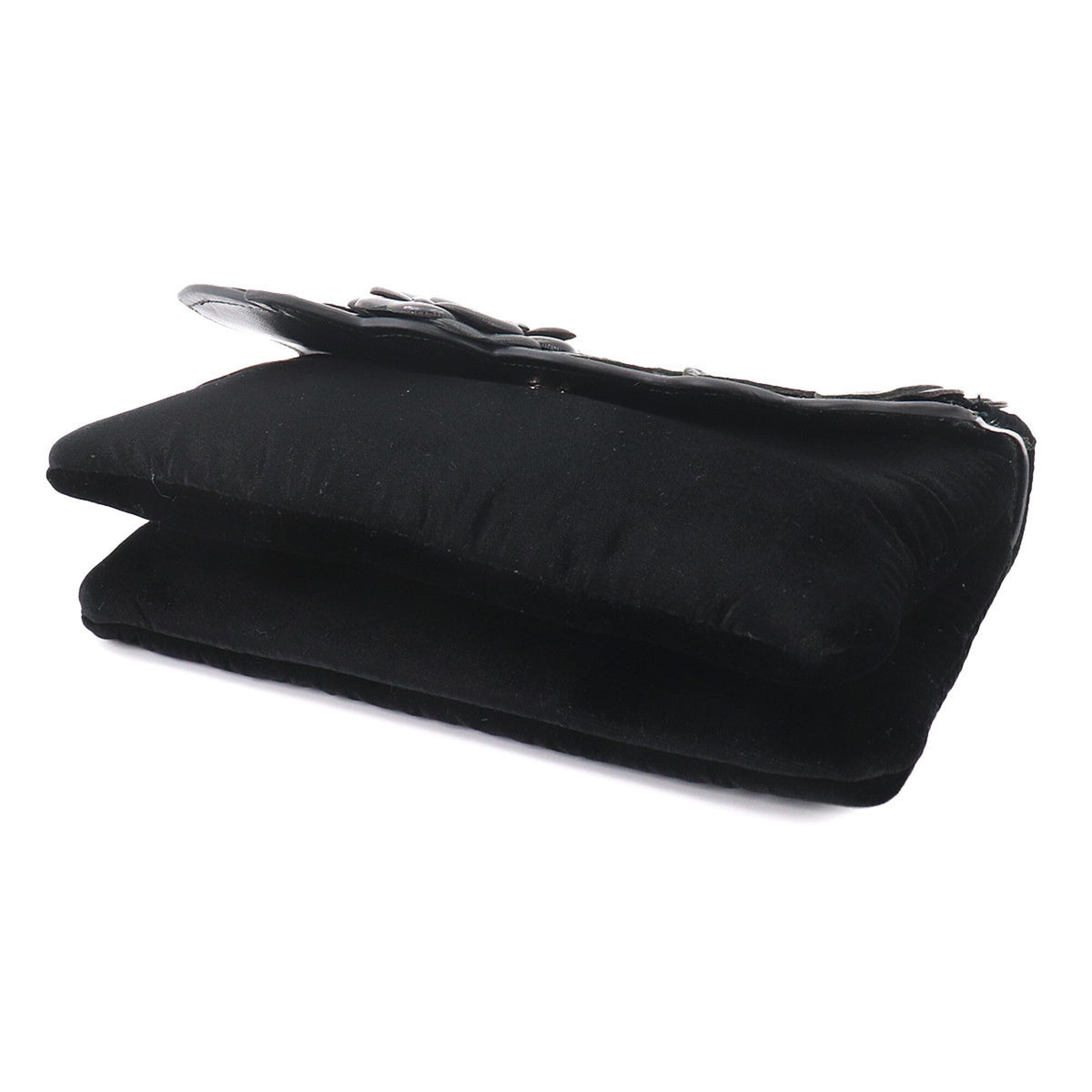 Chanel Black Leather Handbag Shoulder Bag (Pre-Owned)