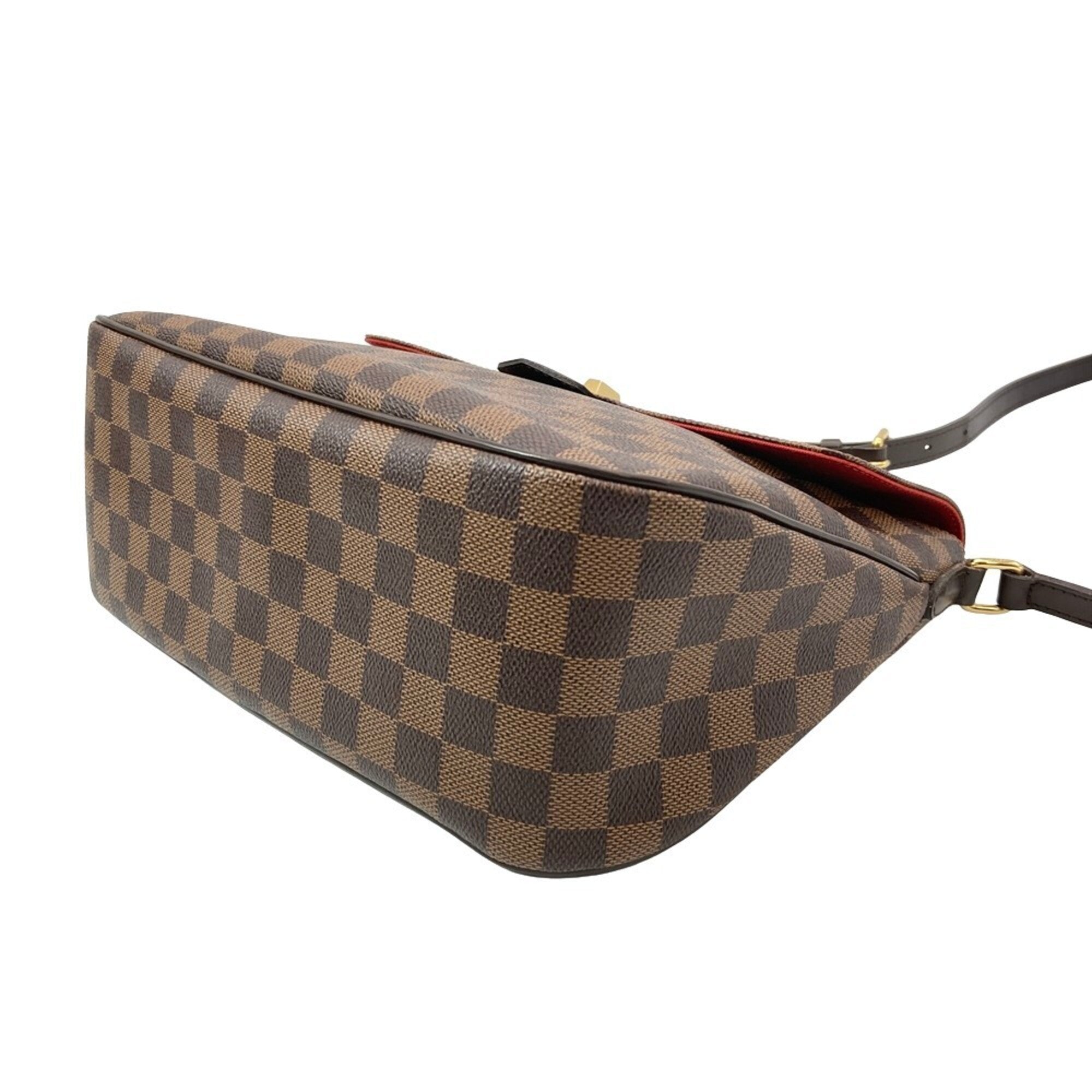 Louis Vuitton Brown Damier Canvas Shoulder Bag (Pre-Owned)