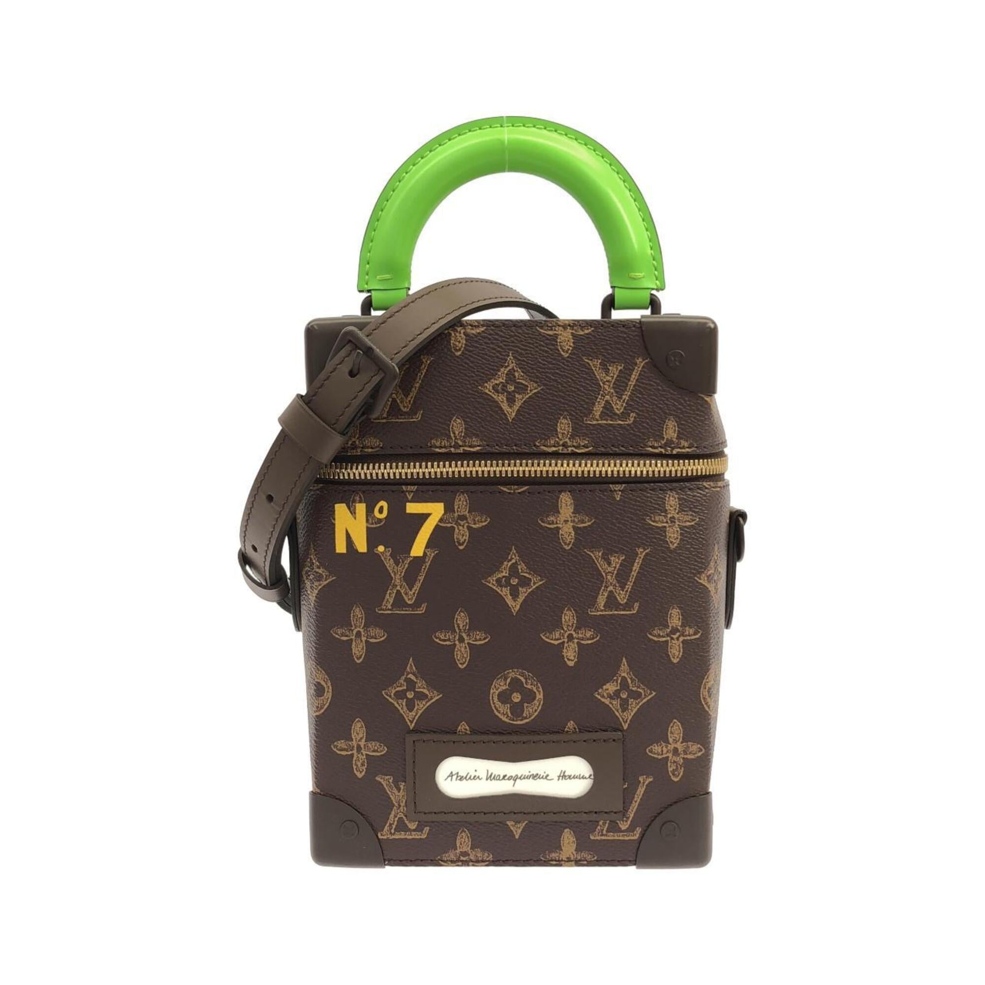 Louis Vuitton Monogram Marron Coated Canvas Handbag (Pre-Owned)