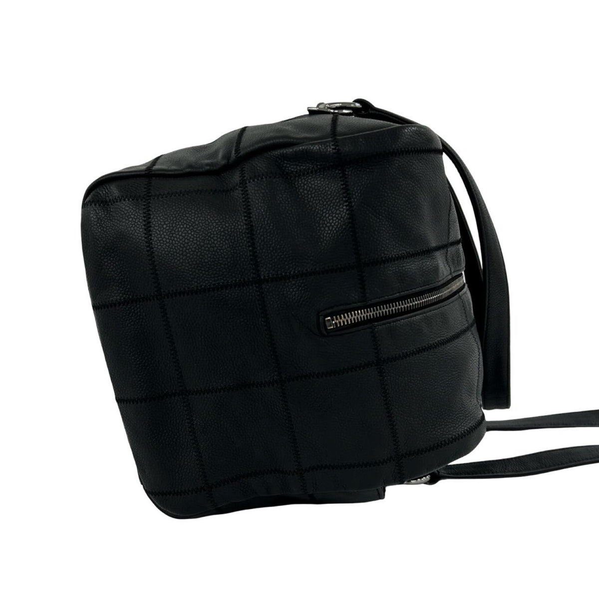Chanel Black Grained Calfskin Tote Bag (Pre-Owned)