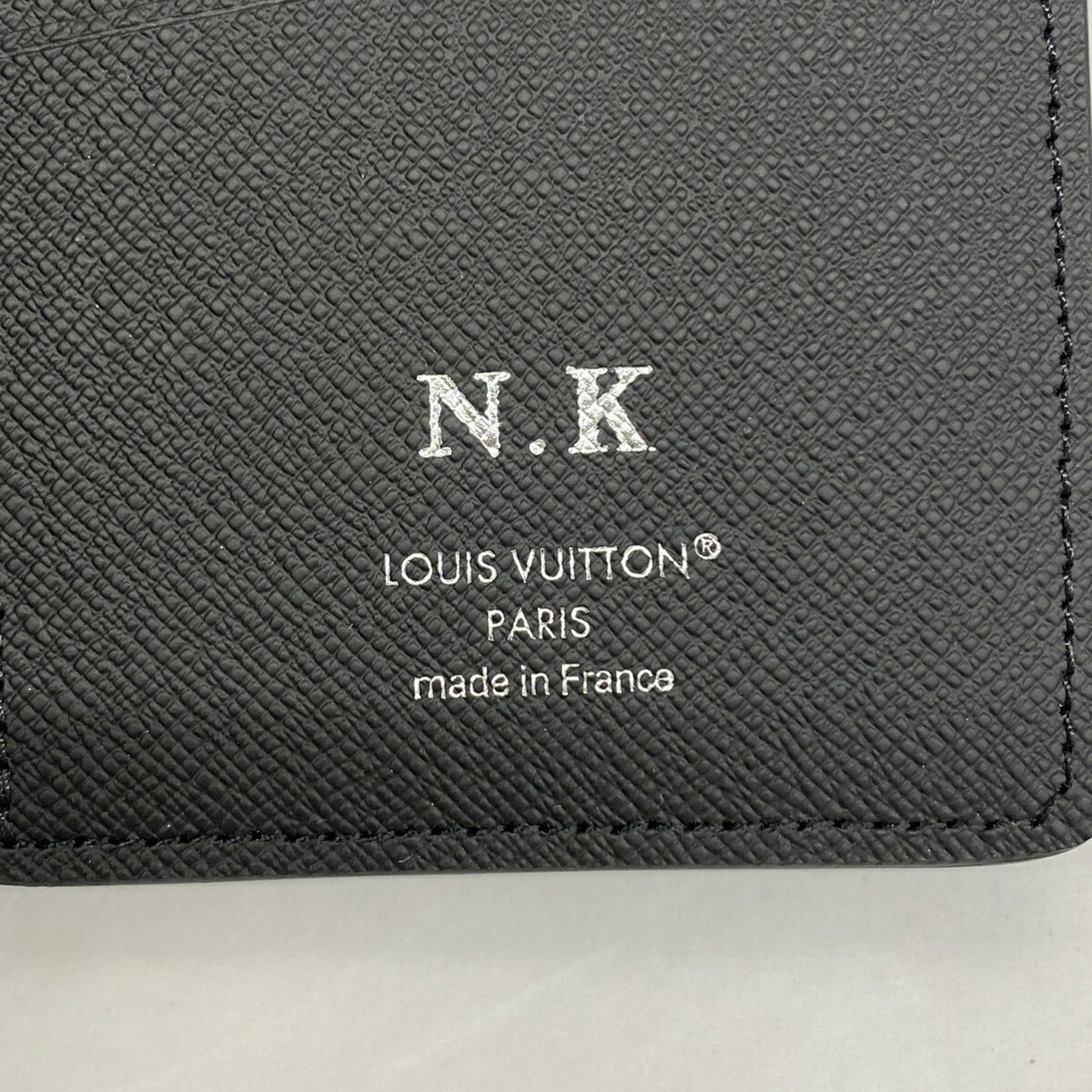 Louis Vuitton Noir Long Wallet (Bi-Fold) (Pre-Owned)