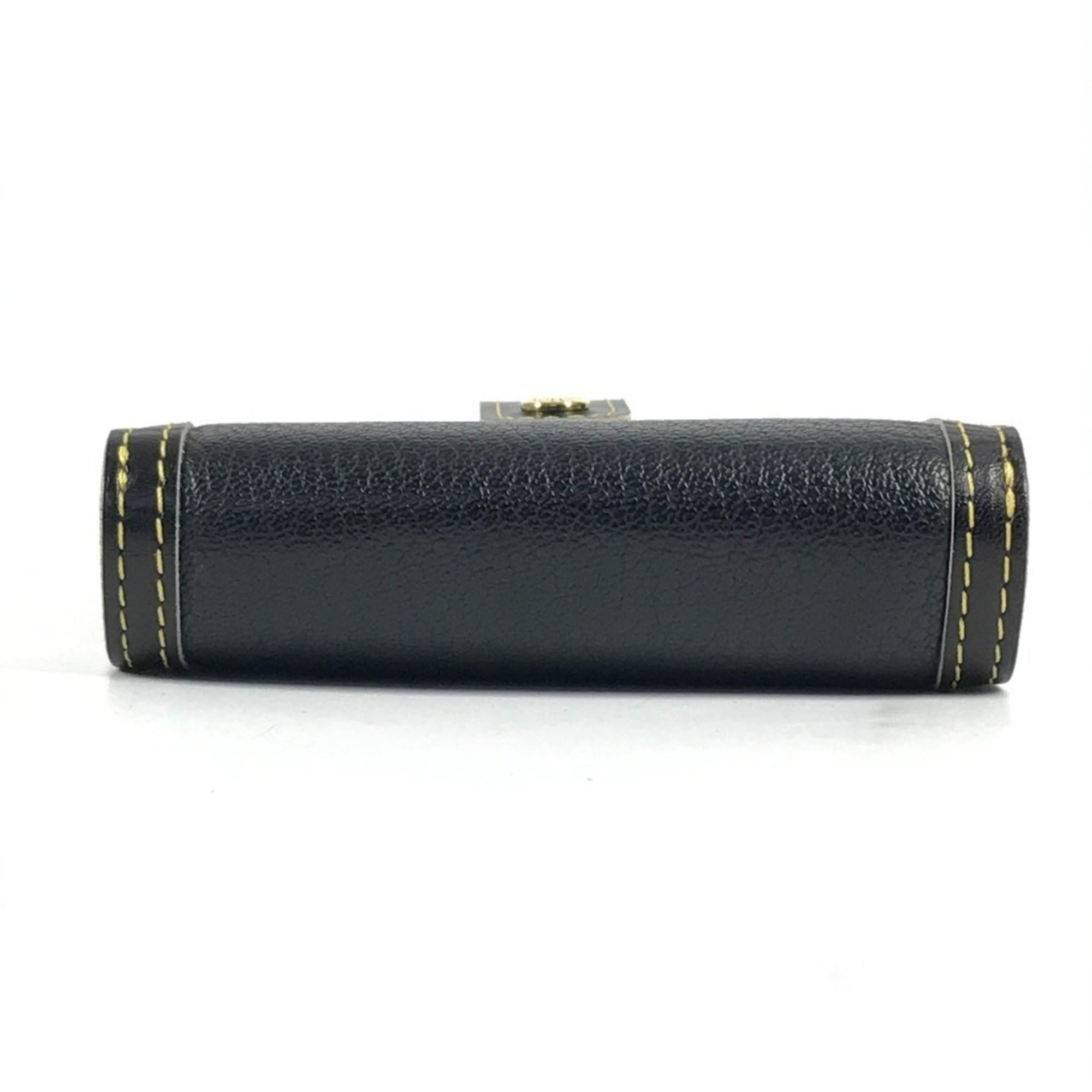 Louis Vuitton Suhali Black Noir Suhali Leather Wallet (Bi-Fold) (Pre-Owned)