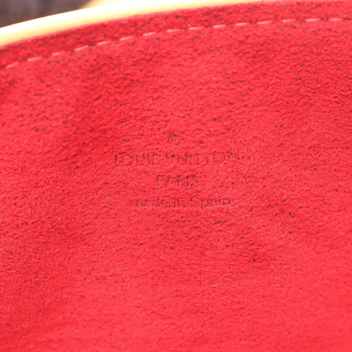 Louis Vuitton Brown Monogram Coated Canvas Leather Handbag (Pre-Owned)