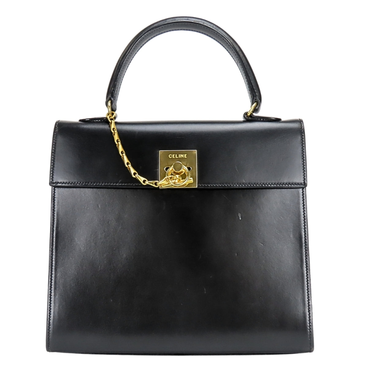 Celine Black Leather Handbag (Pre-Owned)