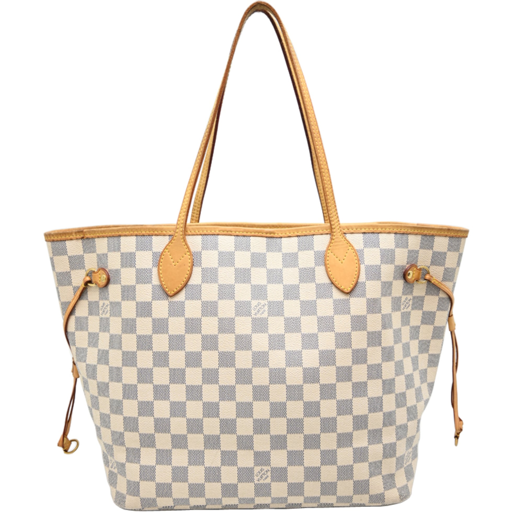 Louis Vuitton White Damier Azur Tote Bag (Pre-Owned)