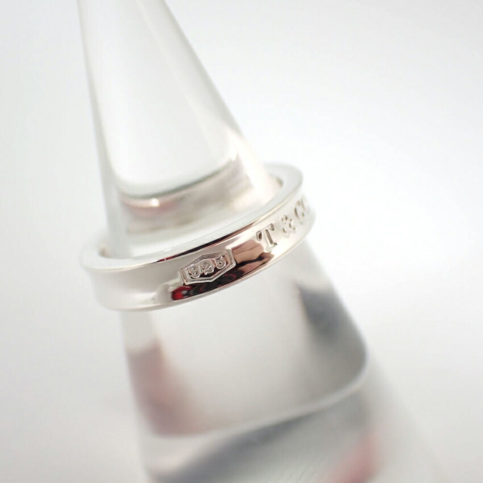 Tiffany 1837 Silver Silver Band Ring (Pre-Owned)