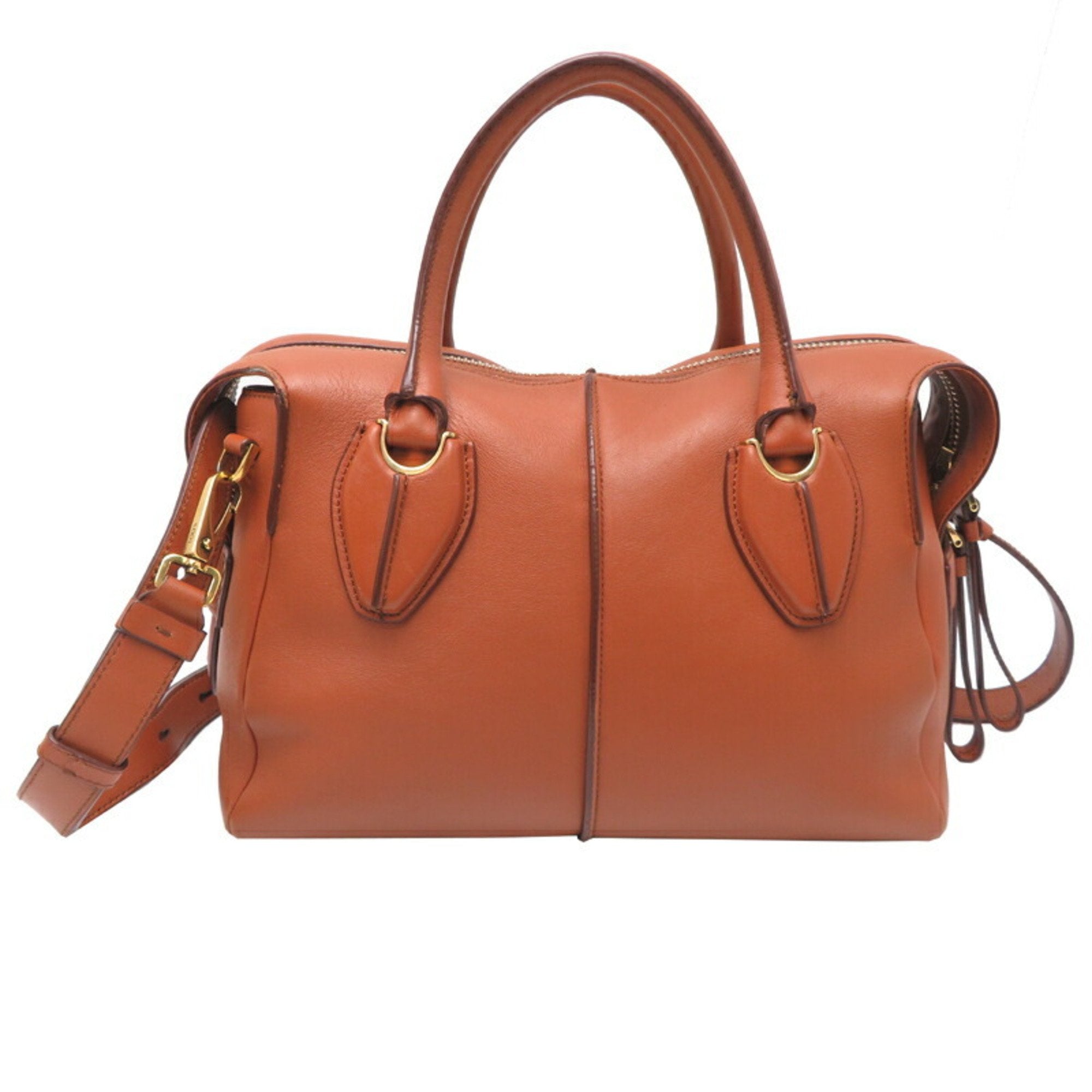 Tod's Brown Leather Handbag (Pre-Owned)