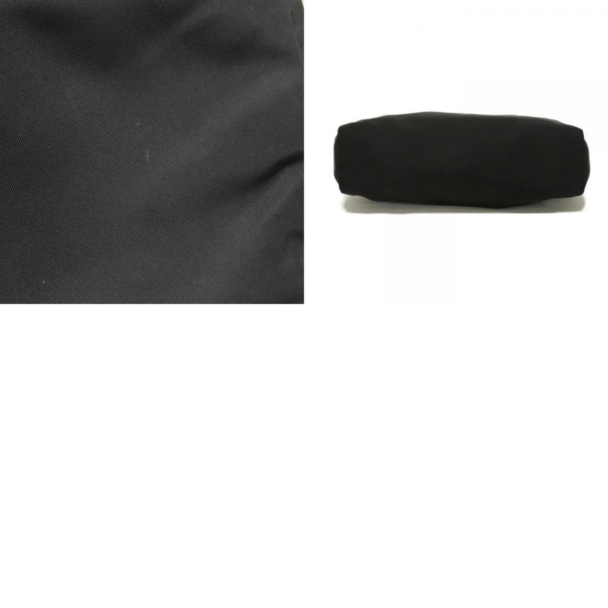 Prada Black Nero Vela Nylon Clutch Bag Pouch (Pre-Owned)