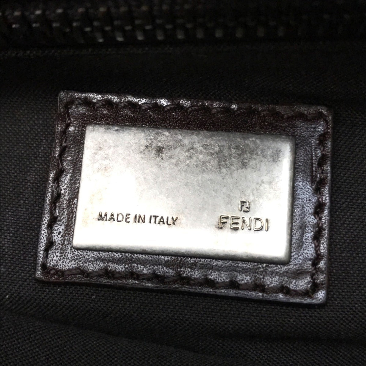 Fendi Dark Brown Fur Shoulder Bag (Pre-Owned)