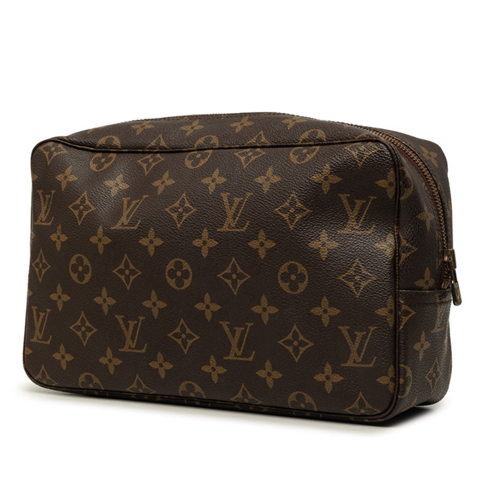 Louis Vuitton Monogram Brown Pvc Clutch Bag (Pre-Owned)