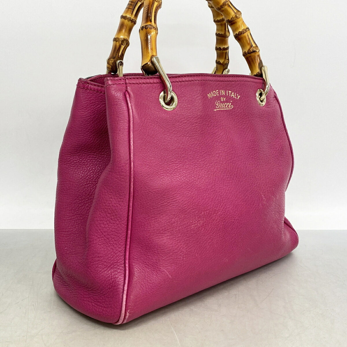 Gucci Purple Leather Handbag (Pre-Owned)