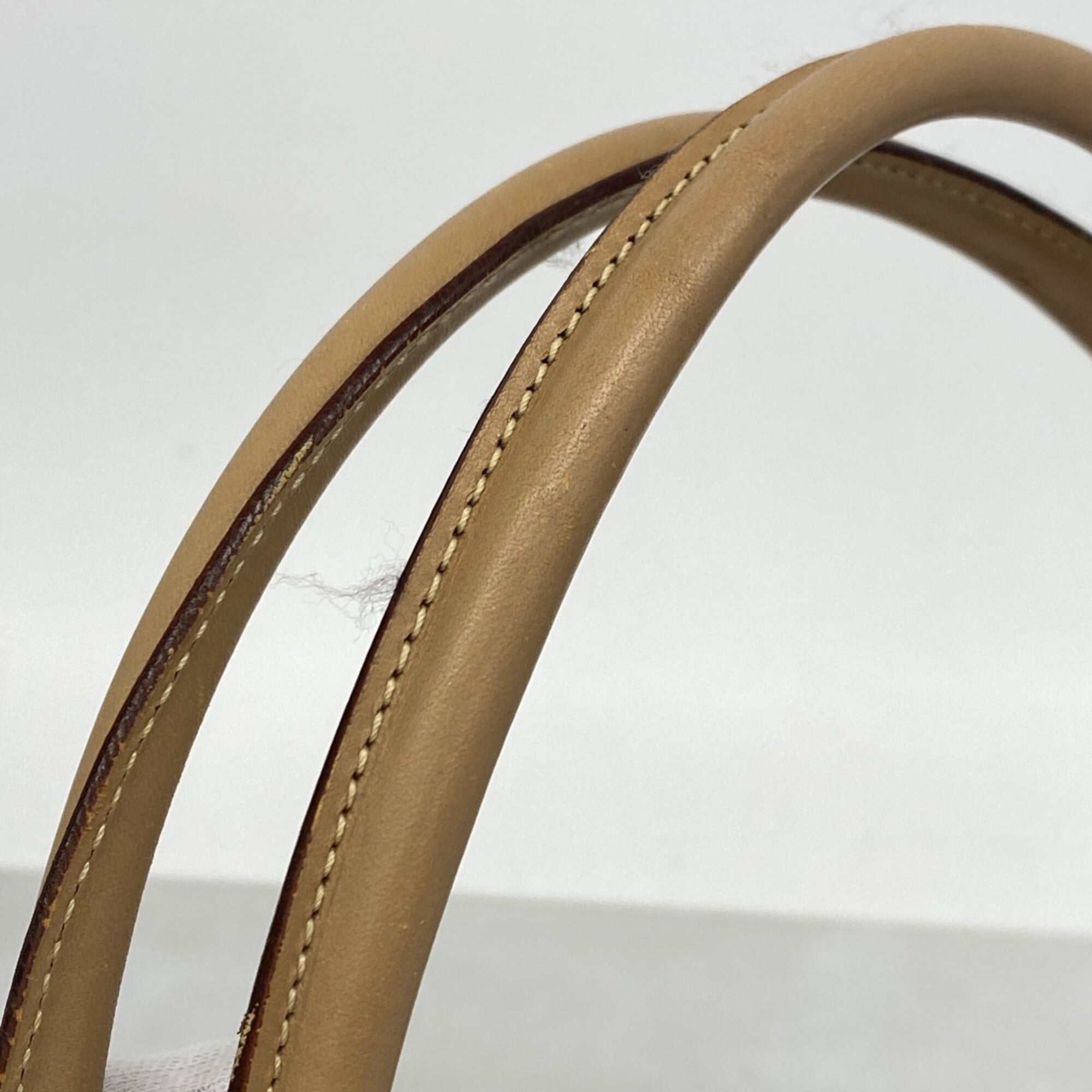 Gucci Light Brown Canvas Handbag (Pre-Owned)