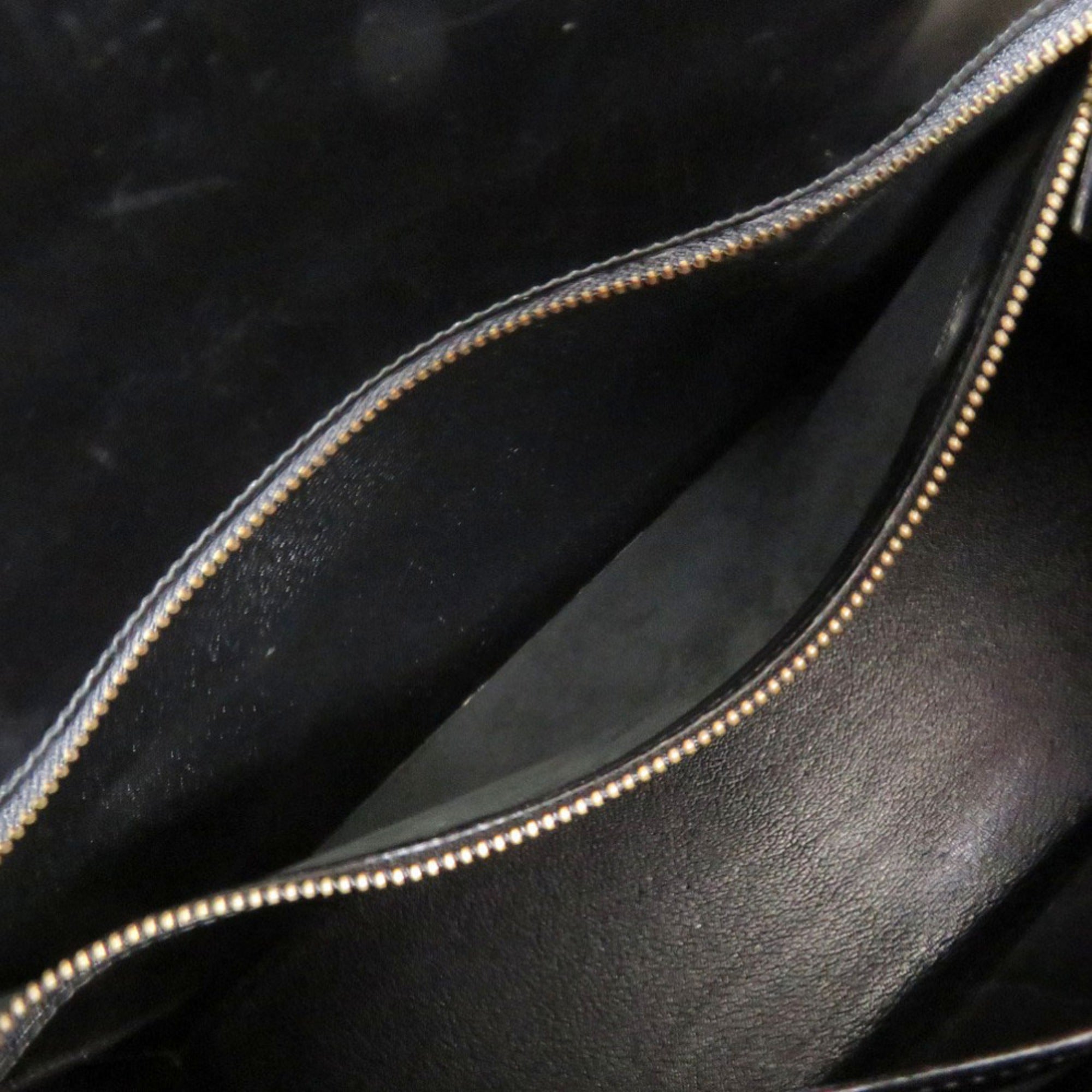 Hermes Black Box Calf Leather Handbag (Pre-Owned)