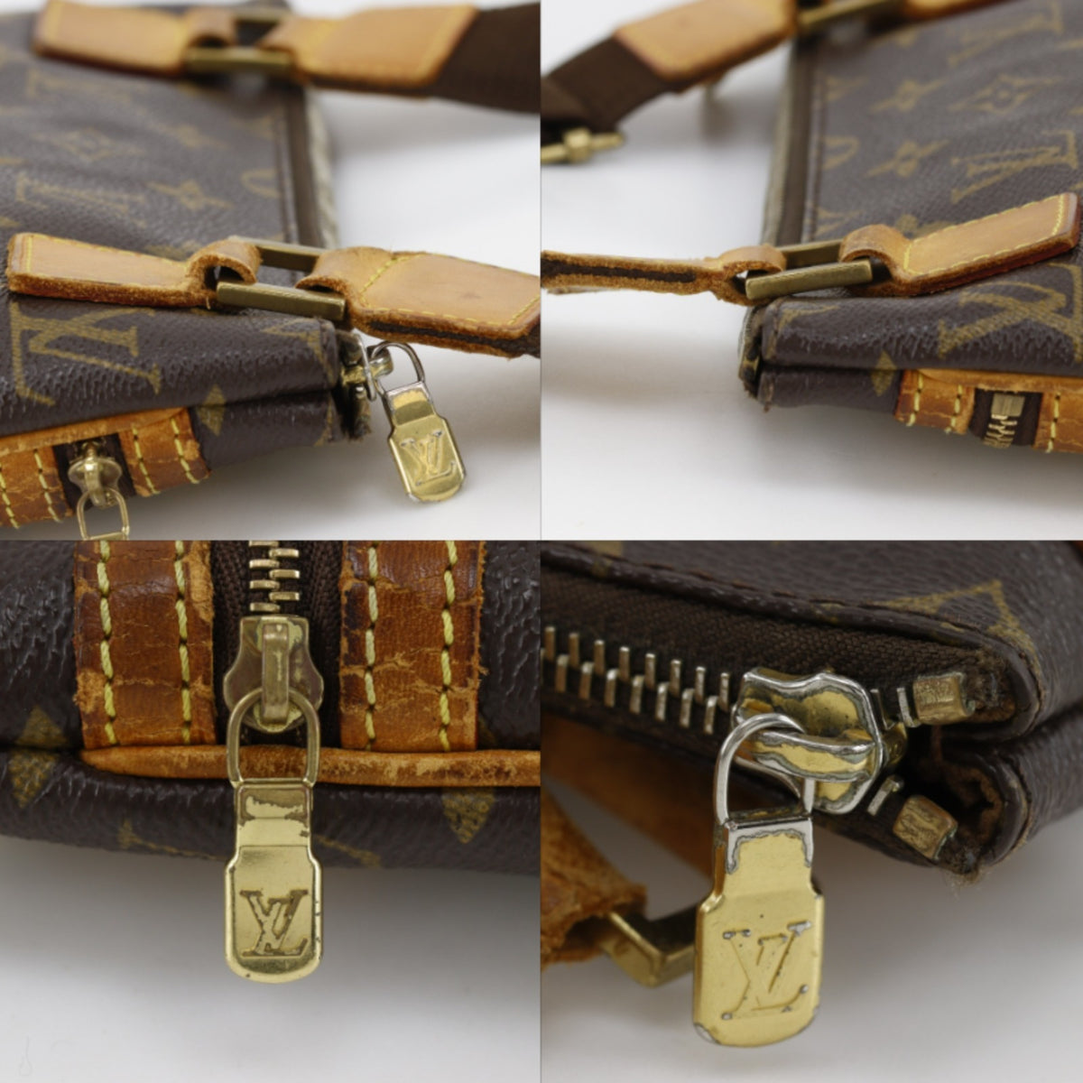 Louis Vuitton Brown Monogram Monogram Pochette Shoulder Bag (Pre-Owned)