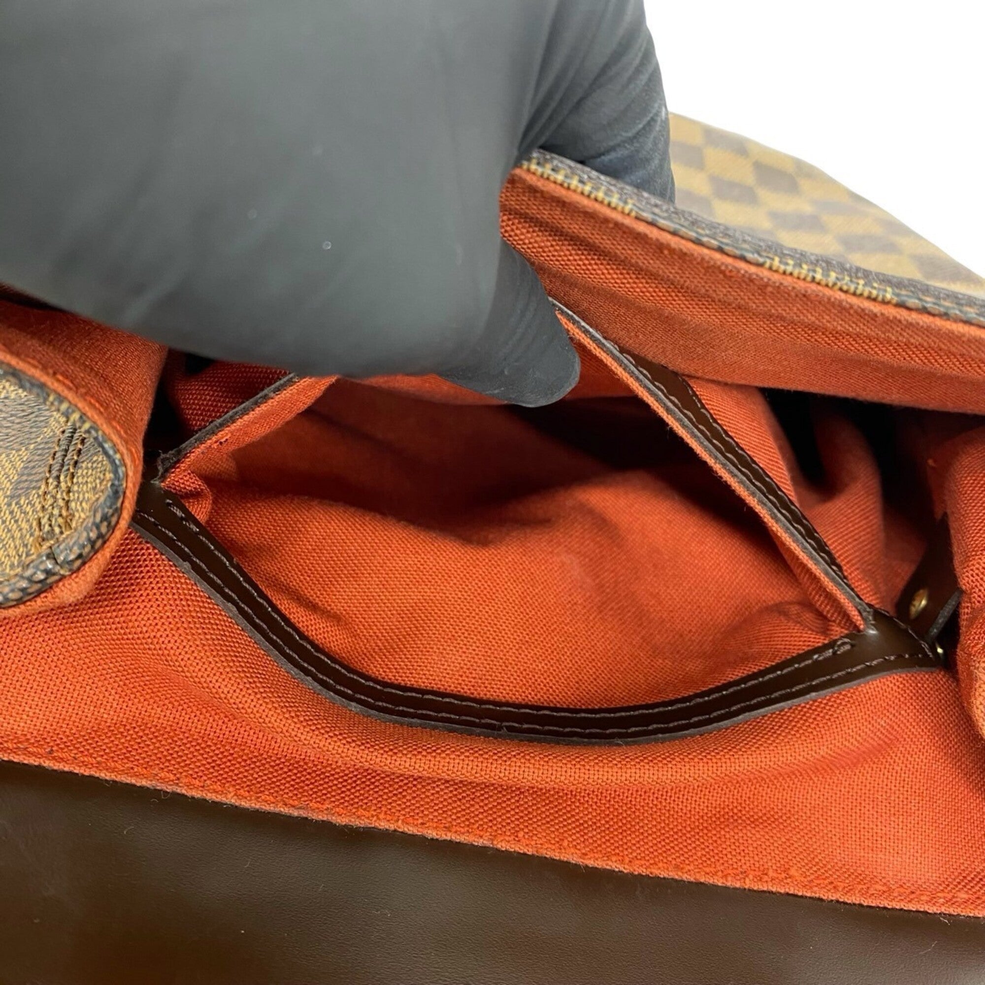 Louis Vuitton Brown Leather Pvc Backpack (Pre-Owned)