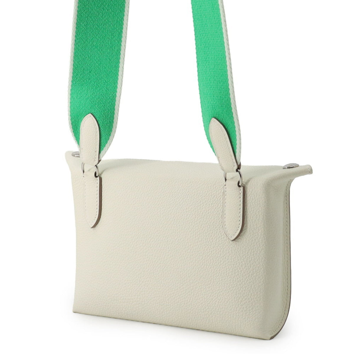 Hermes Ivory Togo Leather Handbag Shoulder Bag (Pre-Owned)