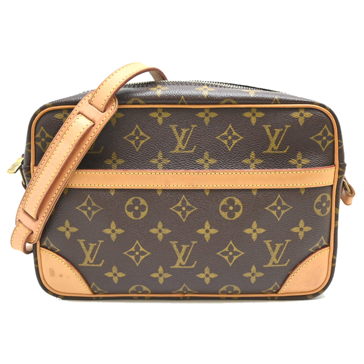 Louis Vuitton Brown Monogram Shoulder Bag (Pre-Owned)