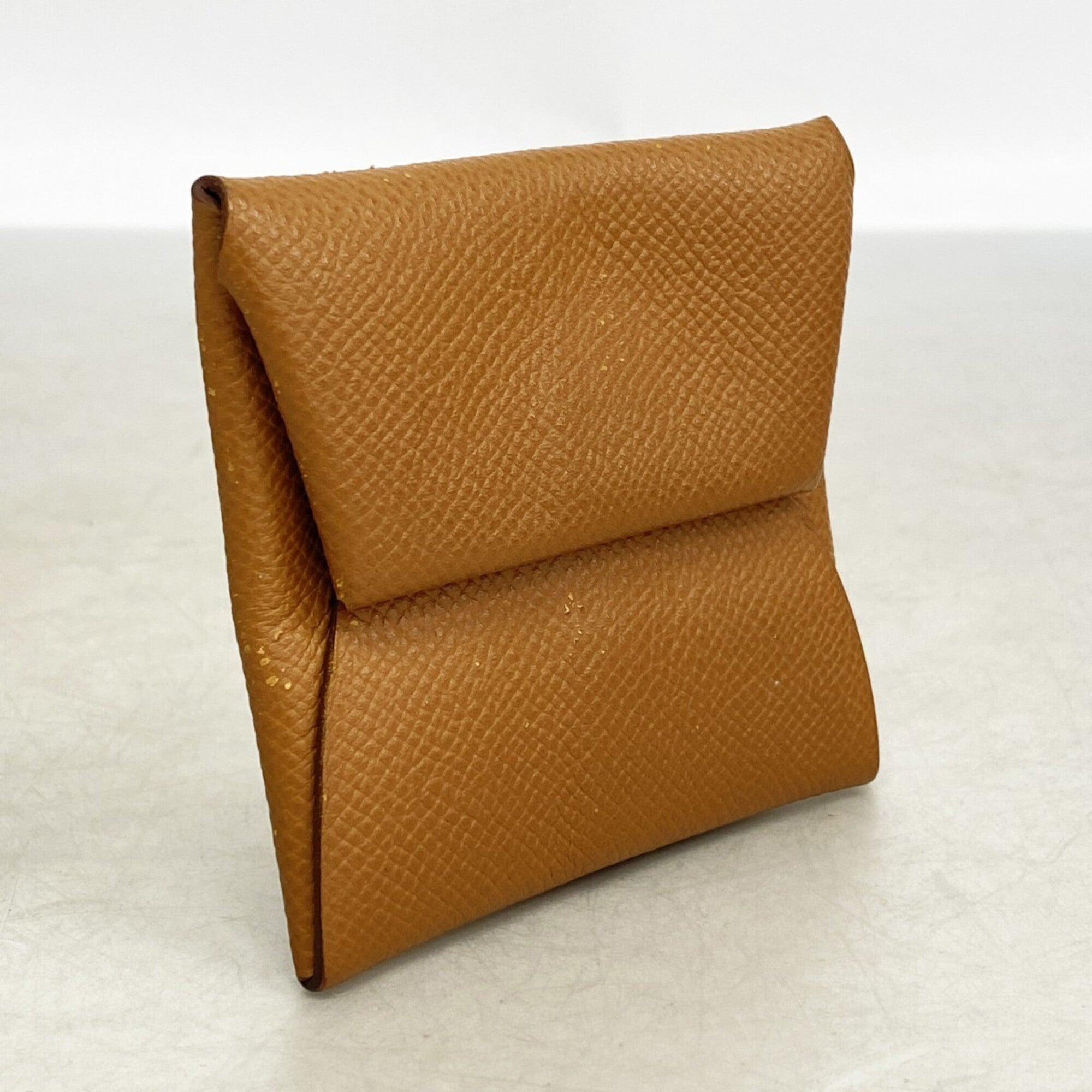Hermes Gold Epsom Leather Coin Purse/Coin Case (Pre-Owned)