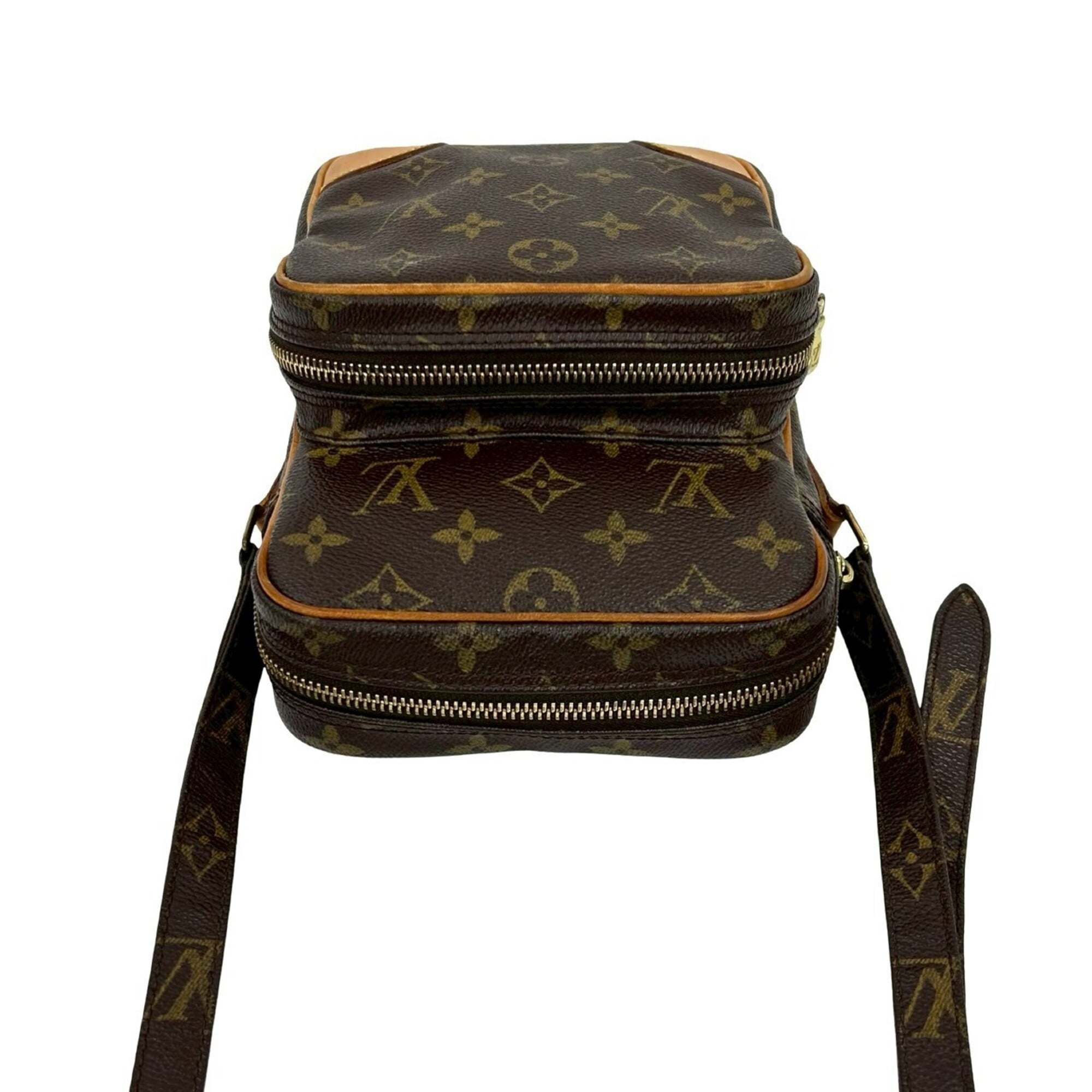 Louis Vuitton Brown Leather Pvc Pochette Shoulder Bag (Pre-Owned)