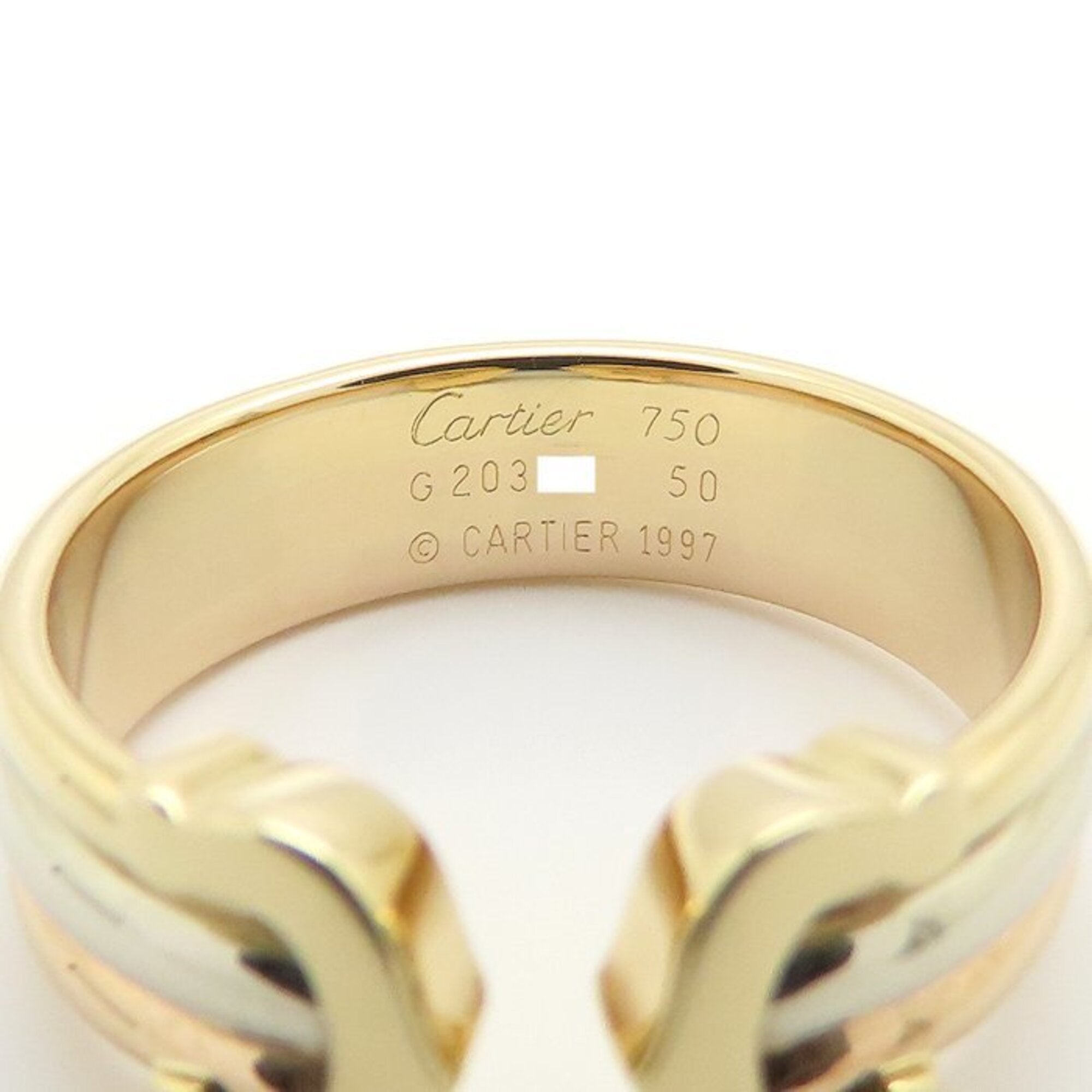 Cartier Yellow Gold (18K) Pink Gold (18K) White Gold (18K) Band Ring (Pre-Owned)
