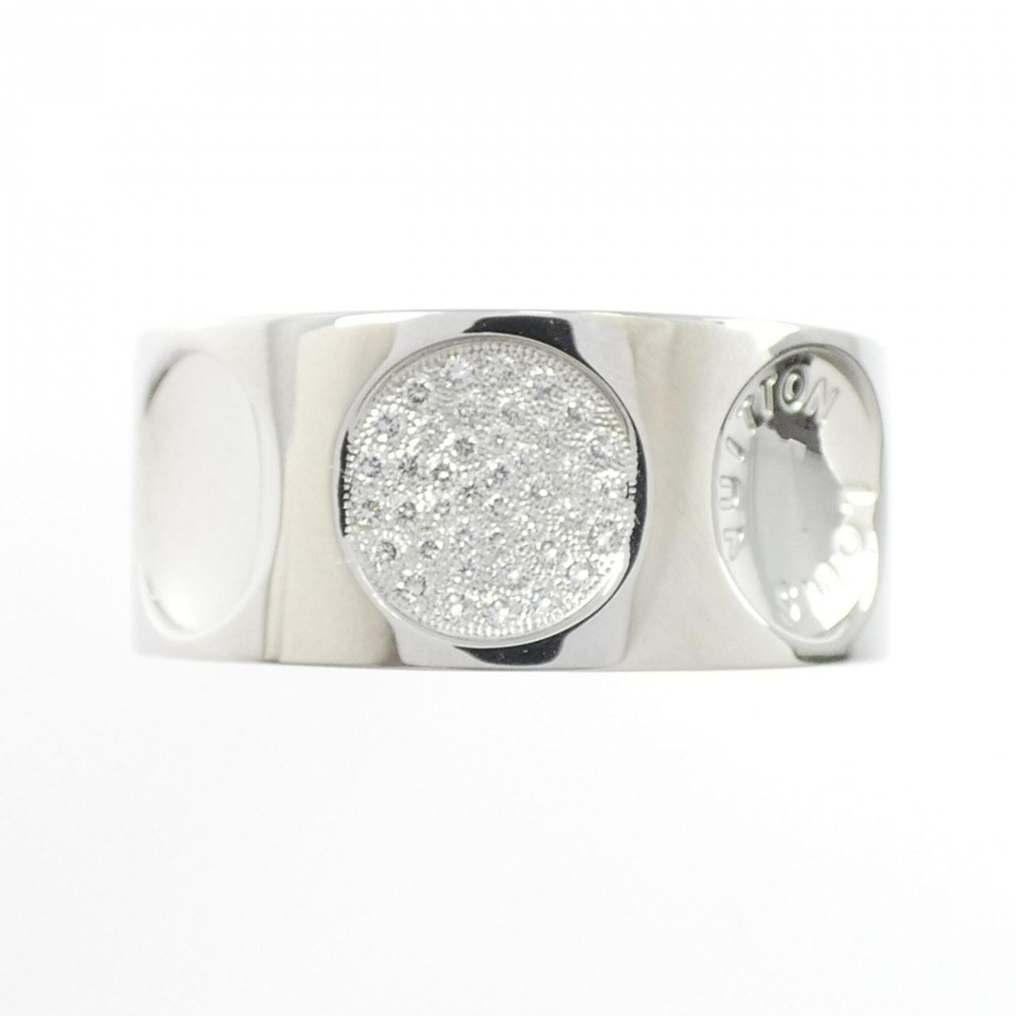 Louis Vuitton White Gold (18K) Band Ring (Pre-Owned)