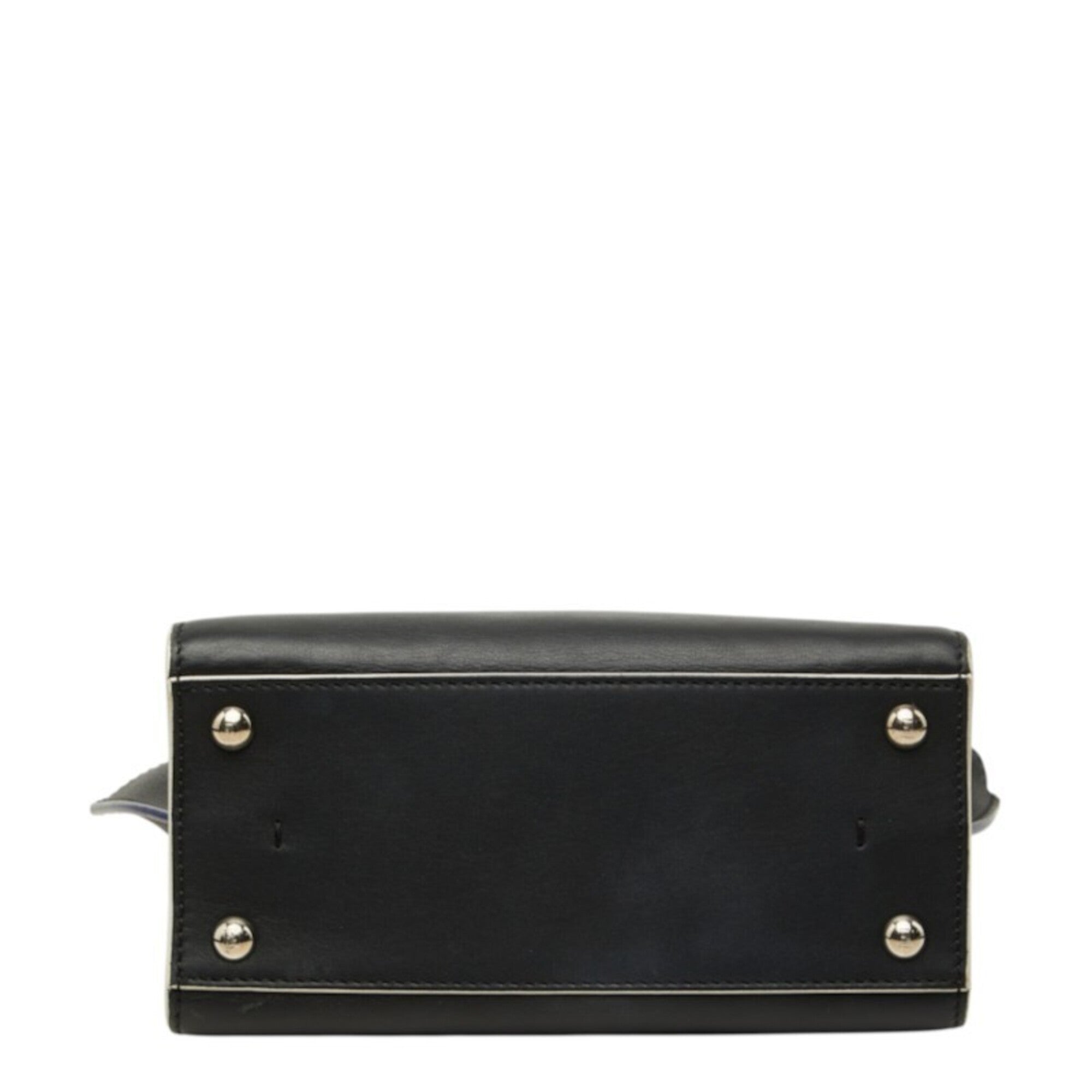 Fendi Black Leather Handbag Shoulder Bag (Pre-Owned)
