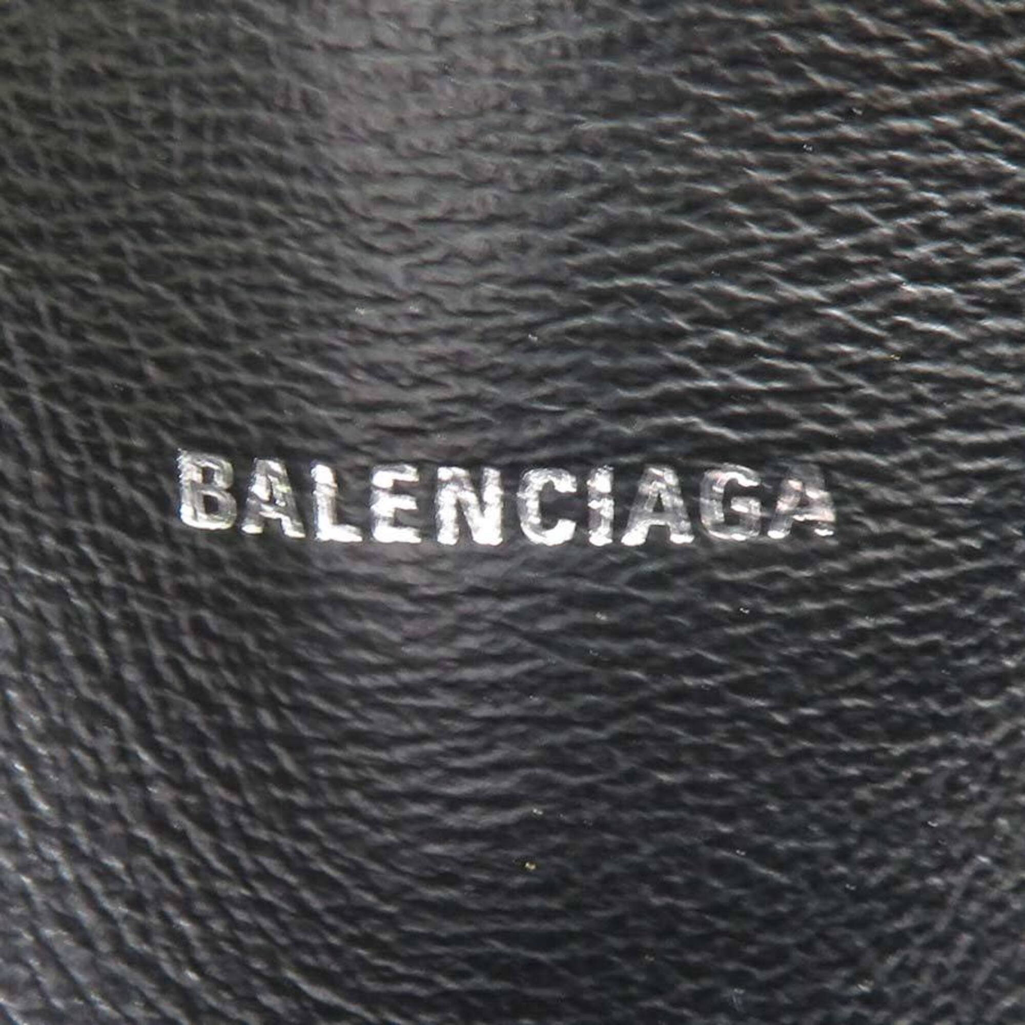 Balenciaga Black Leather Long Wallet (Bi-Fold) (Pre-Owned)