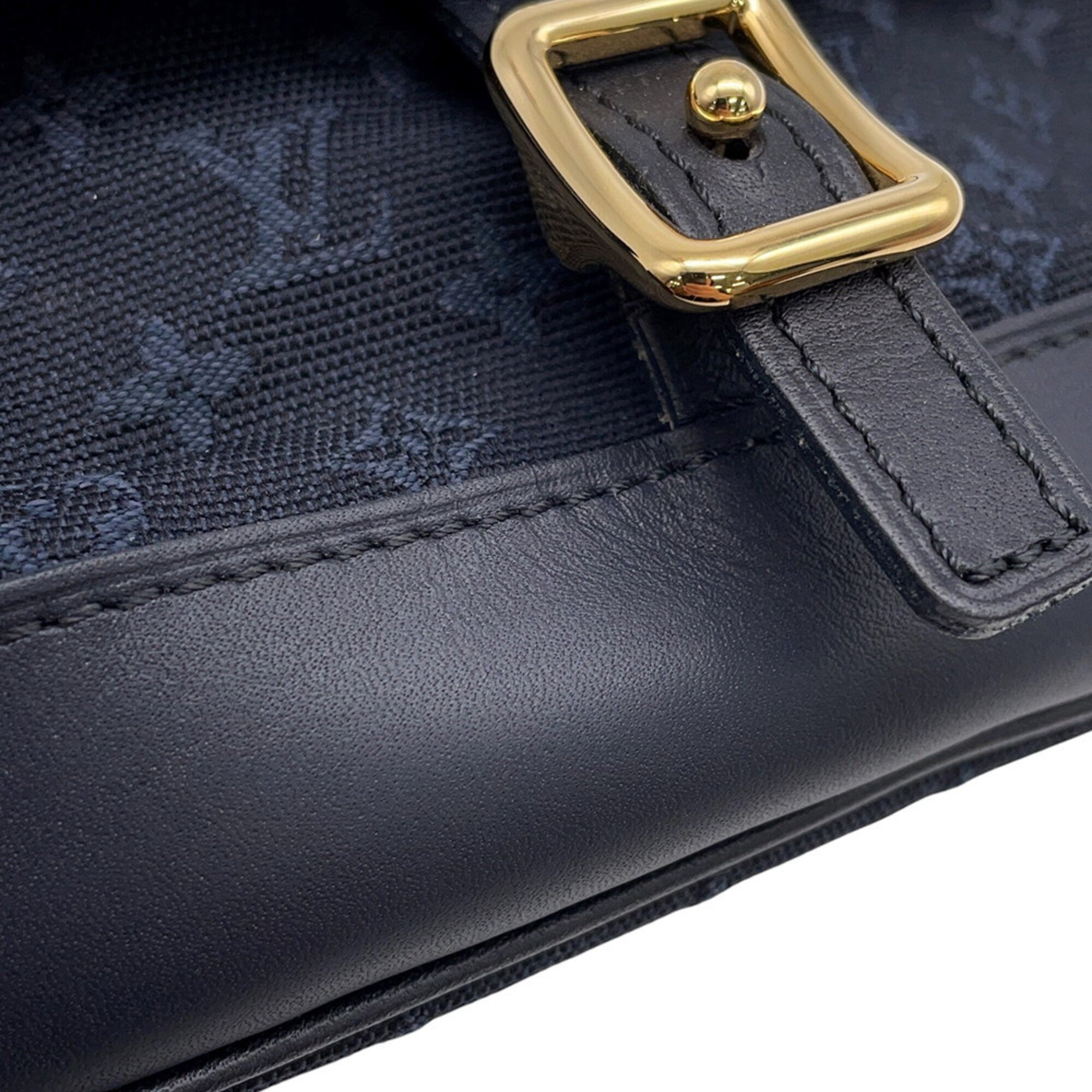 Louis Vuitton Blue Monogram Mini Pouch (Pre-Owned)
