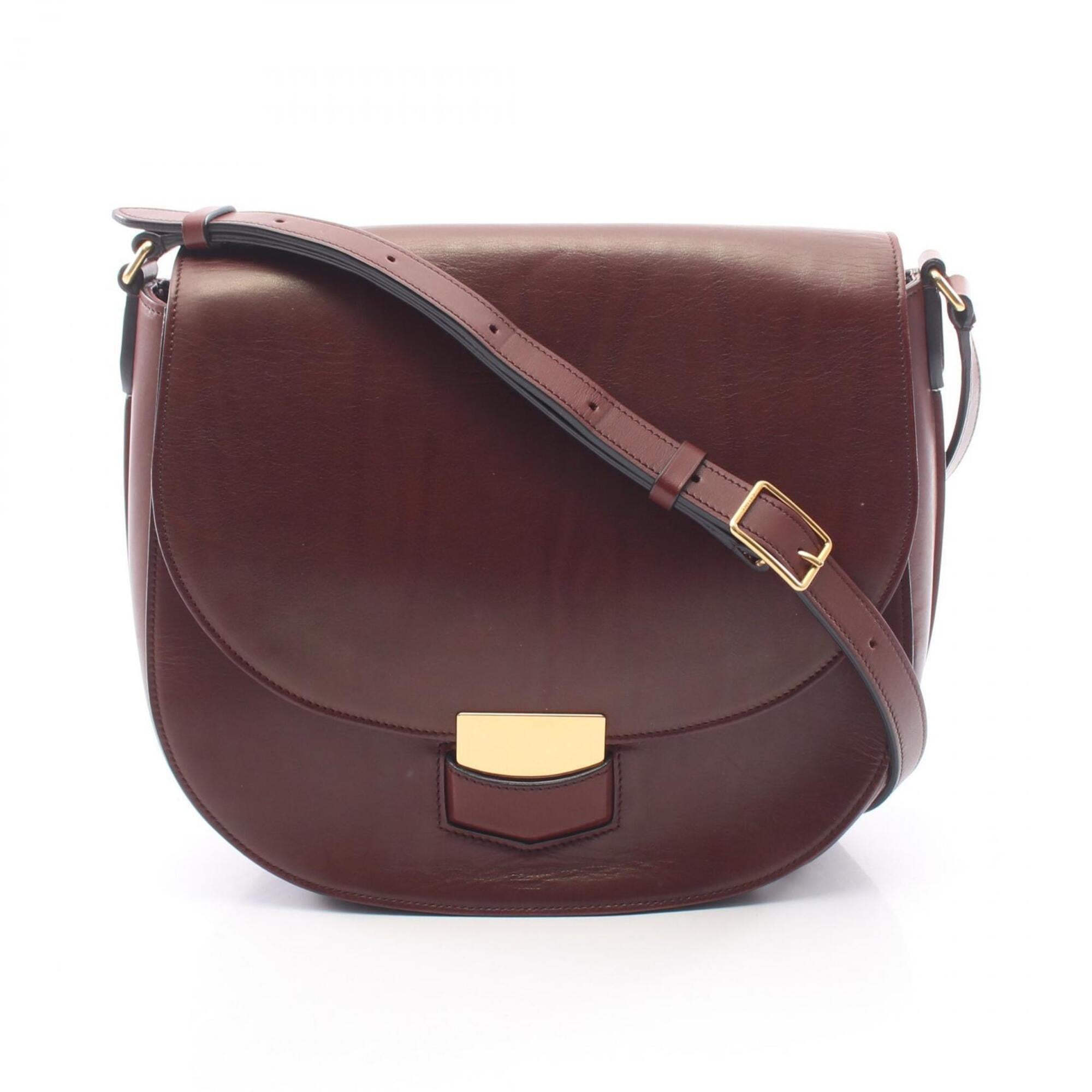 Celine Brown Leather Shoulder Bag (Pre-Owned)