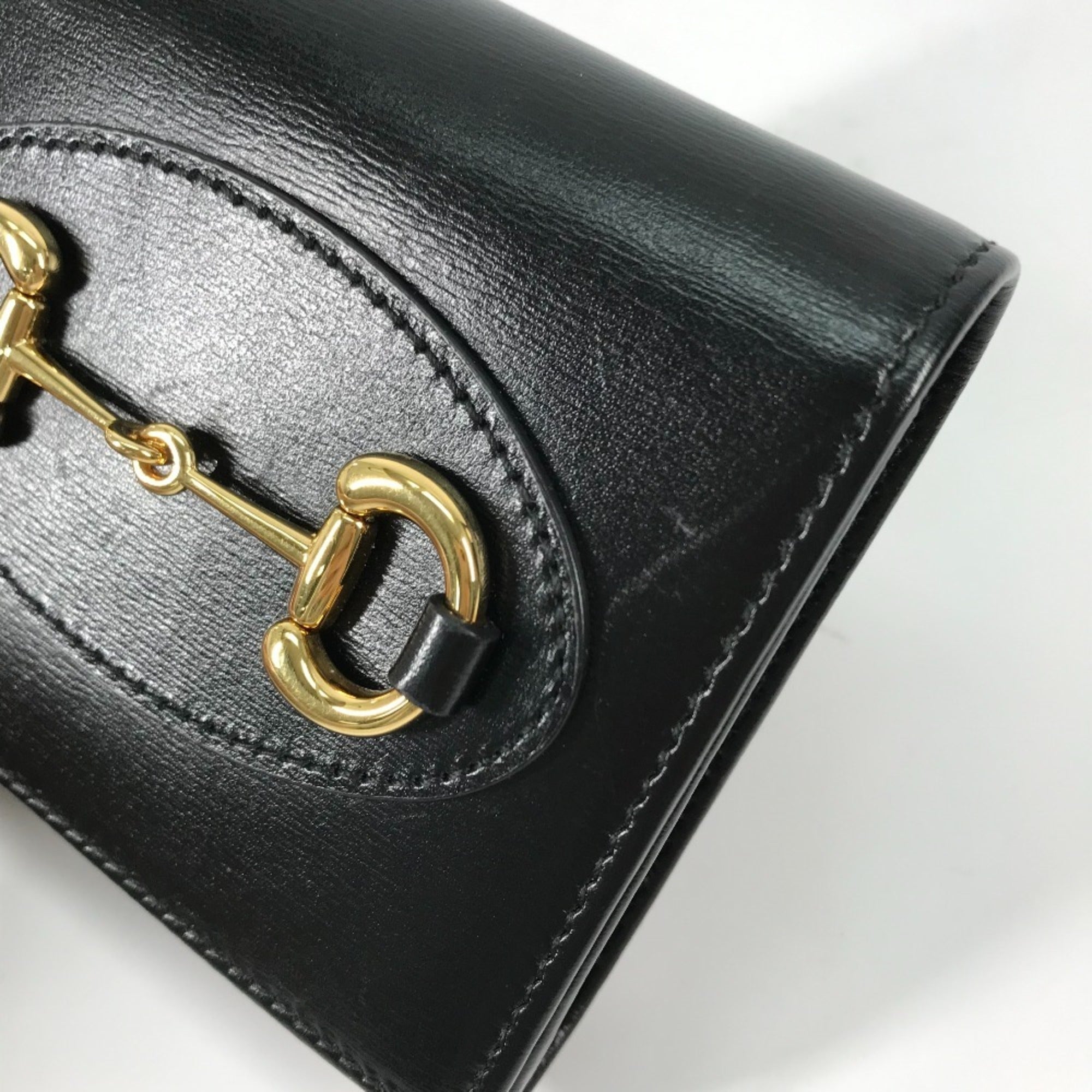 Gucci Black Leather Wallet (Bi-Fold) (Pre-Owned)