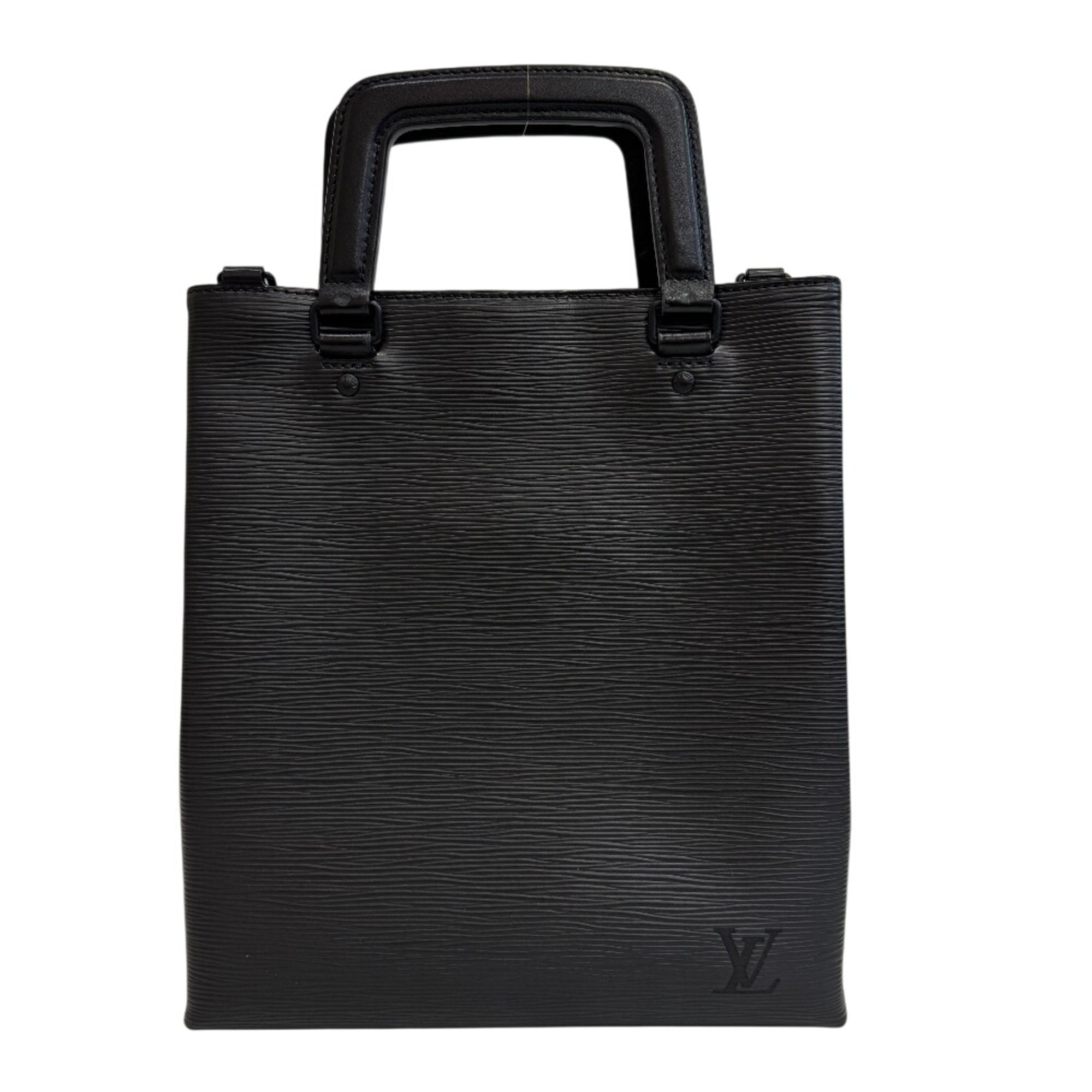 Louis Vuitton Black Epi Leather Handbag Shoulder Bag (Pre-Owned)