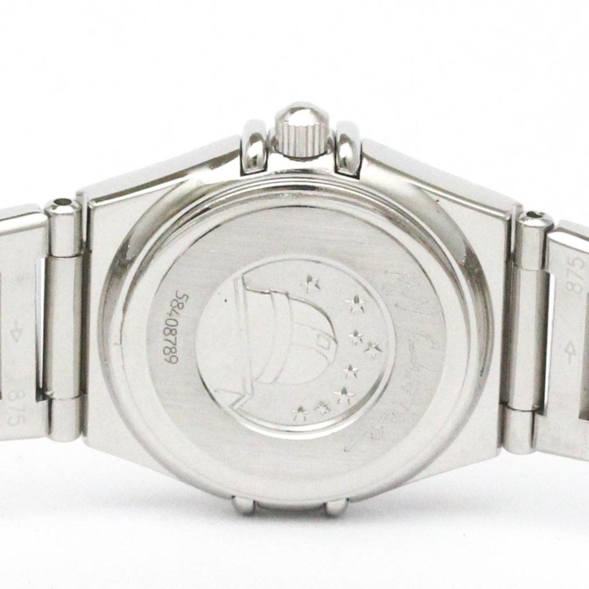 Omega Constellation My Choice Quartz Watch Stainless Steel With Diamond Bezel And Mother Of Pearl Watch (Pre-Owned)