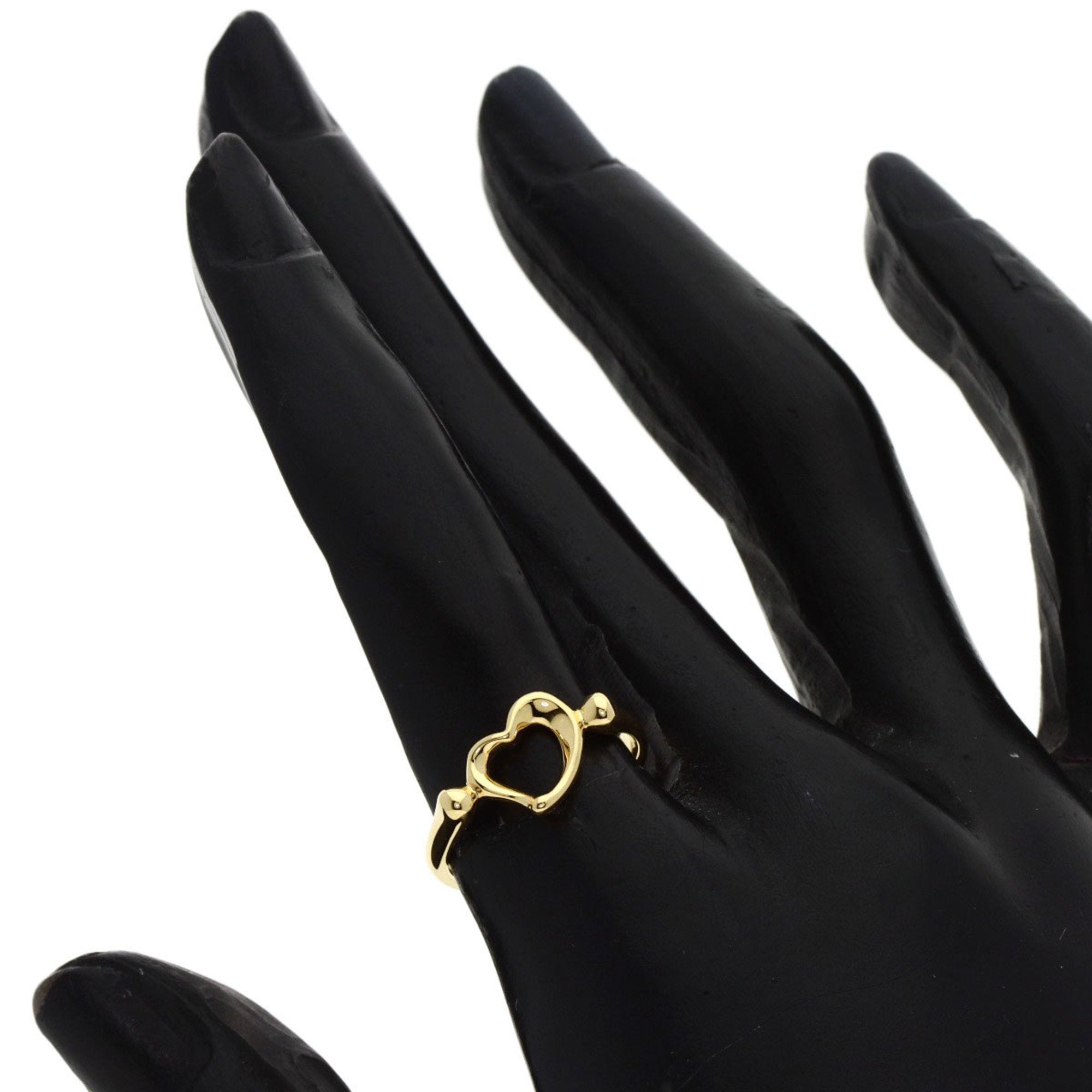 Tiffany Heart Yellow Gold (18K) Band Ring (Pre-Owned)