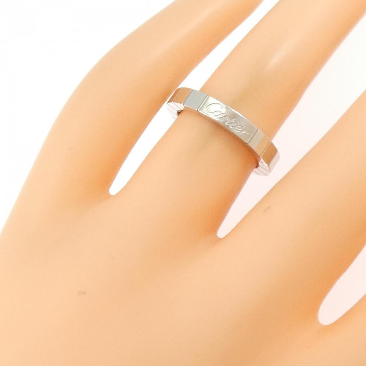 Cartier Lanieres White Gold (18K) Band Ring (Pre-Owned)