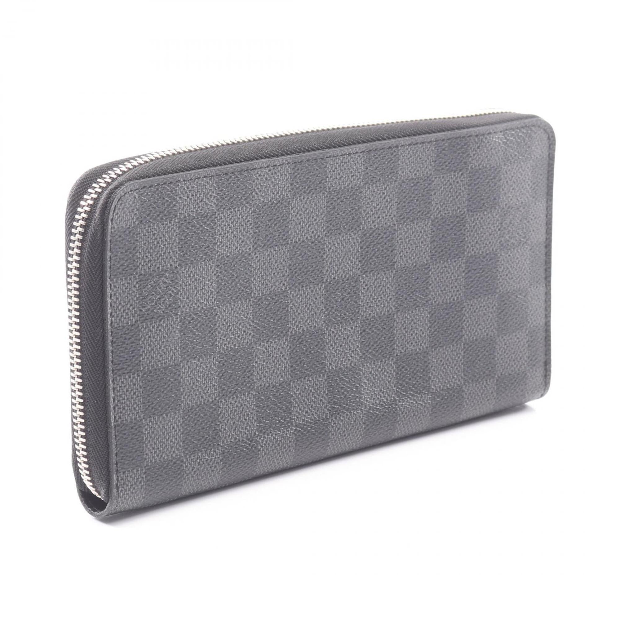 Louis Vuitton Black Damier Graphite Pvc Coated Canvas Long Wallet (Bi-Fold) (Pre-Owned)