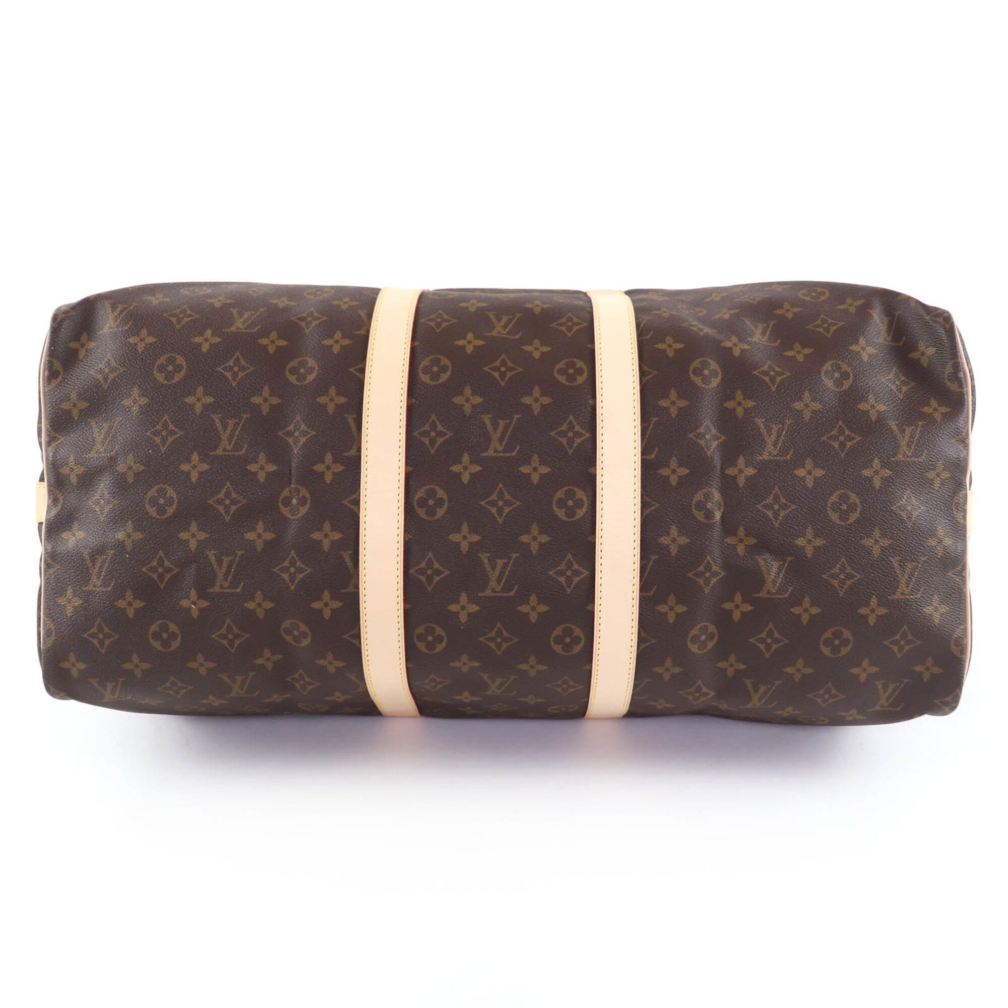 Louis Vuitton Brown Monogram Canvas Boston Bag (Pre-Owned)