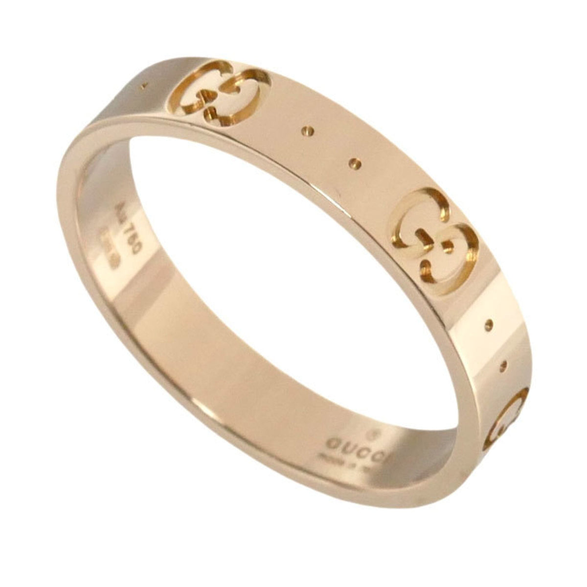 Gucci Pink Gold (18K) Band Ring (Pre-Owned)