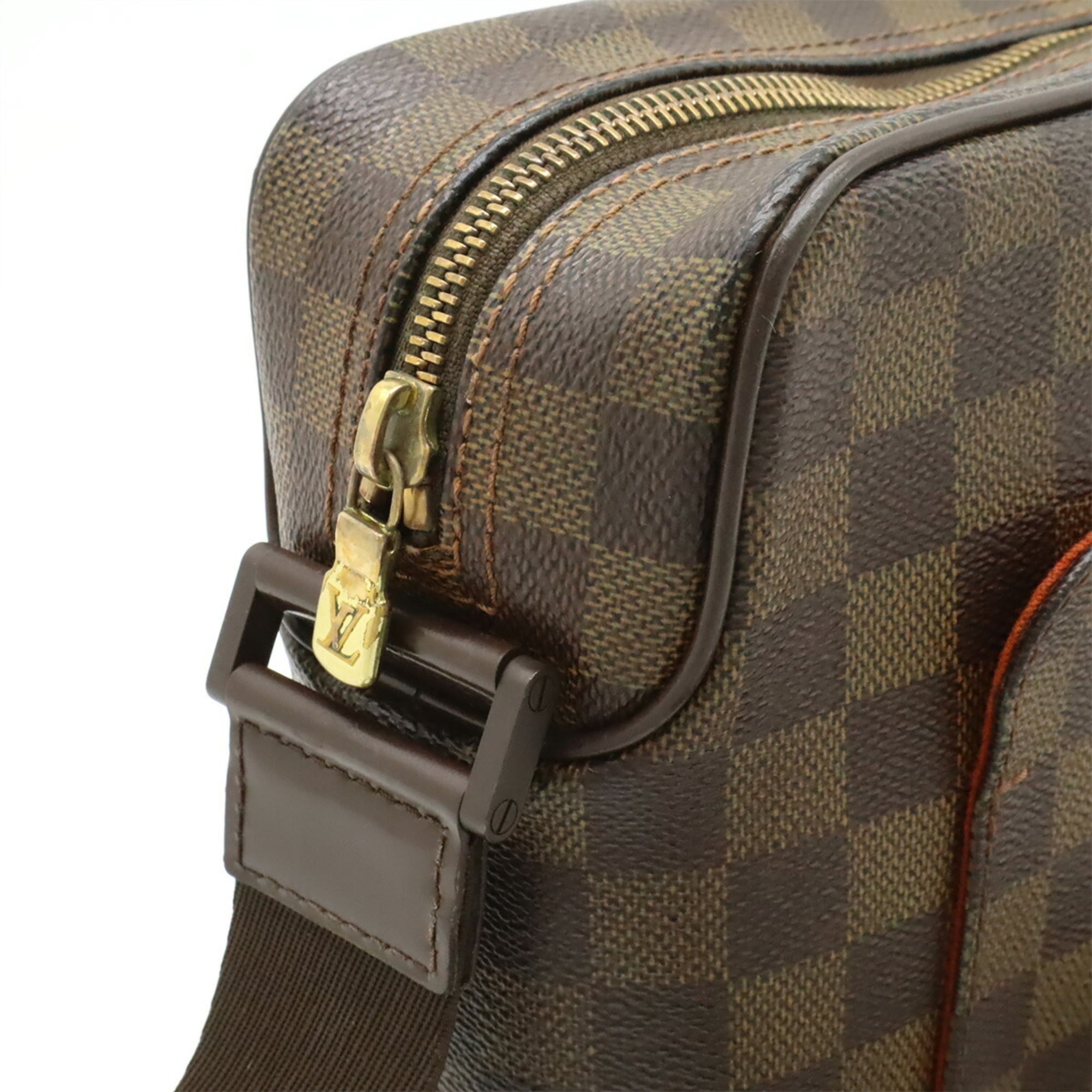 Louis Vuitton Brown Pvc Coated Canvas Damier Canvas Pochette Shoulder Bag (Pre-Owned)