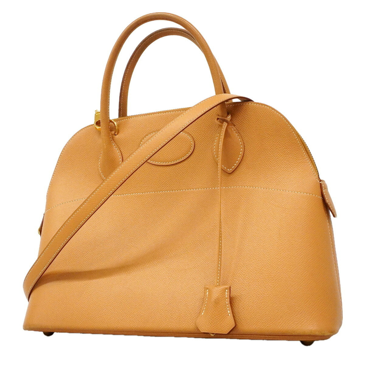 Hermes Natural Sable Courchevel Leather Handbag (Pre-Owned)