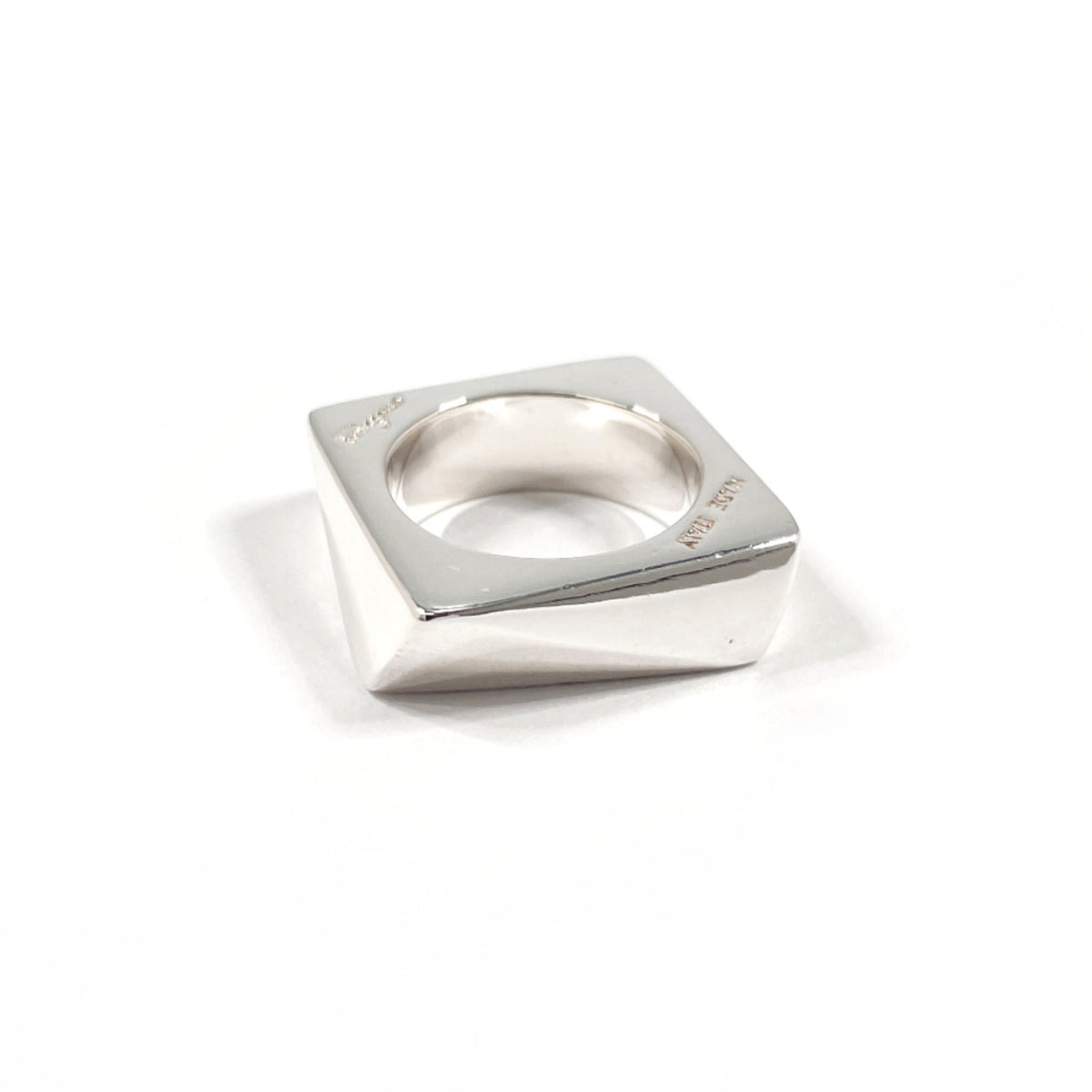 Salvatore Ferragamo Silver Silver 925 Band Ring (Pre-Owned)