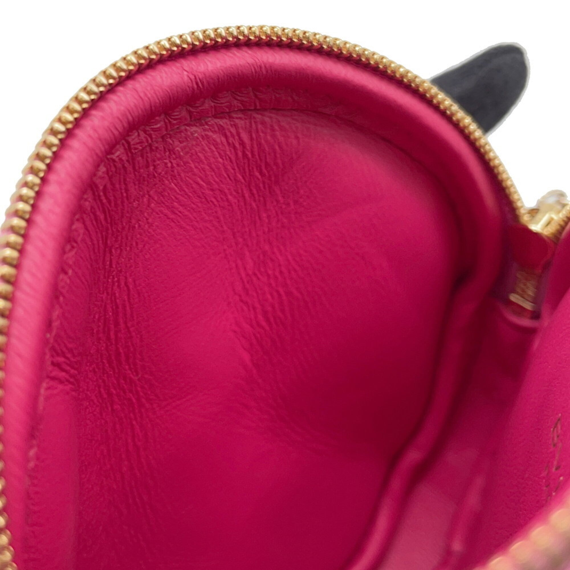 Bvlgari Pink Leather Handbag Pochette (Pre-Owned)