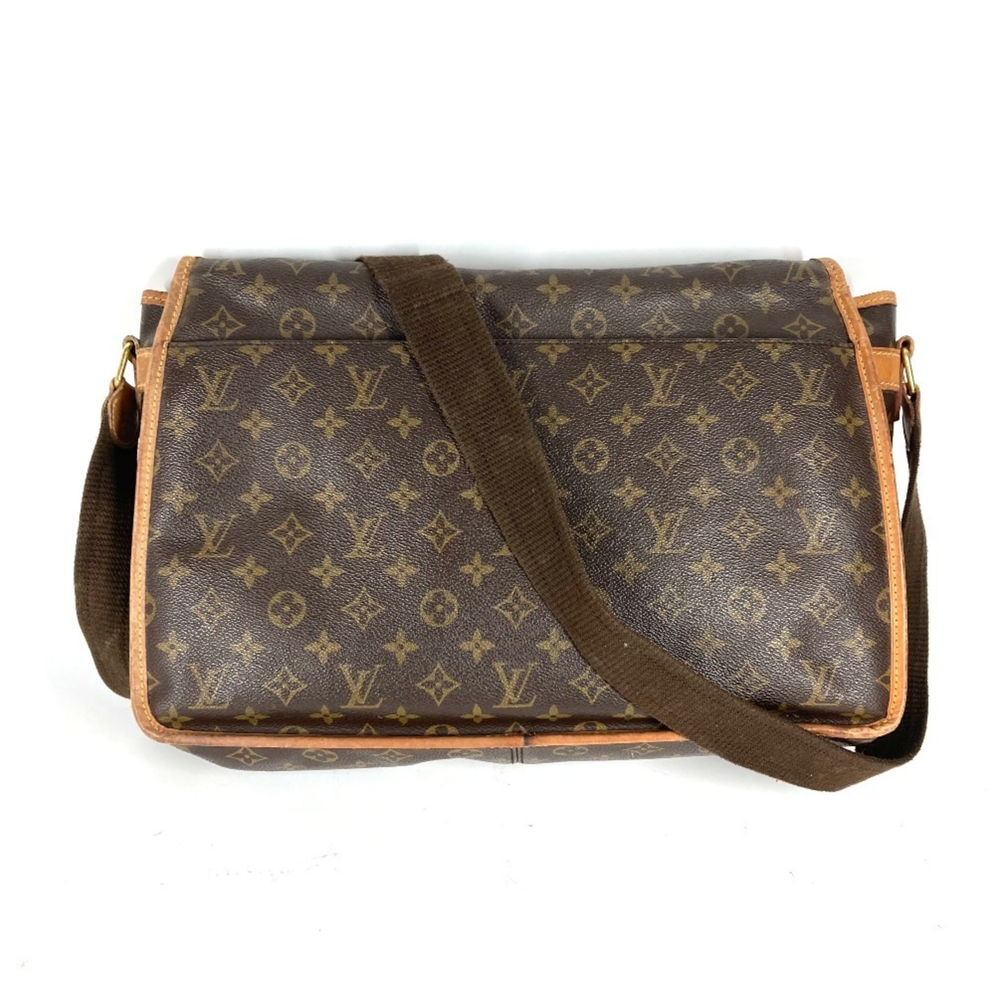 Louis Vuitton Brown Monogram Messenger Bag Shoulder Bag (Pre-Owned)