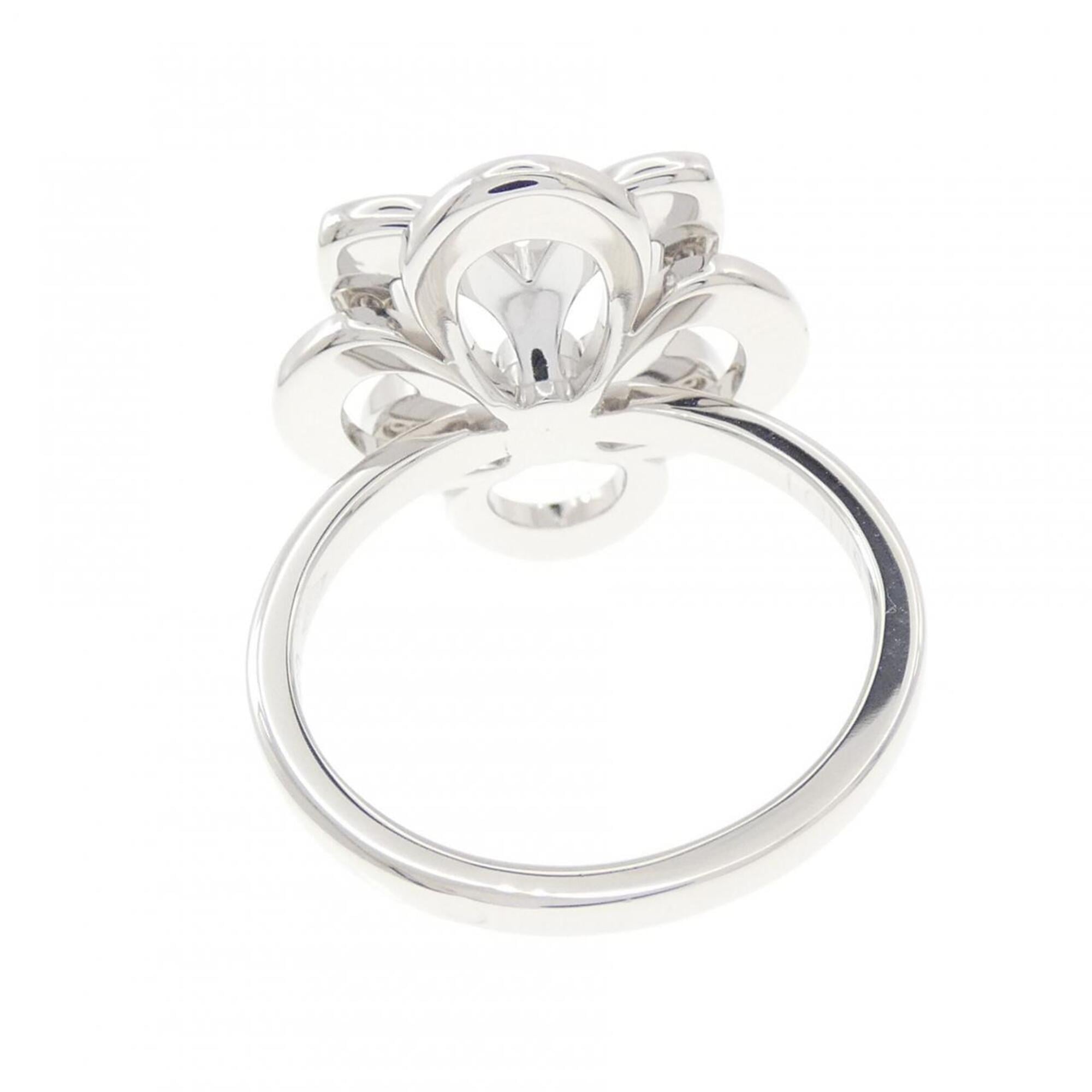 Louis Vuitton White Gold White Gold (18K) Band Ring (Pre-Owned)
