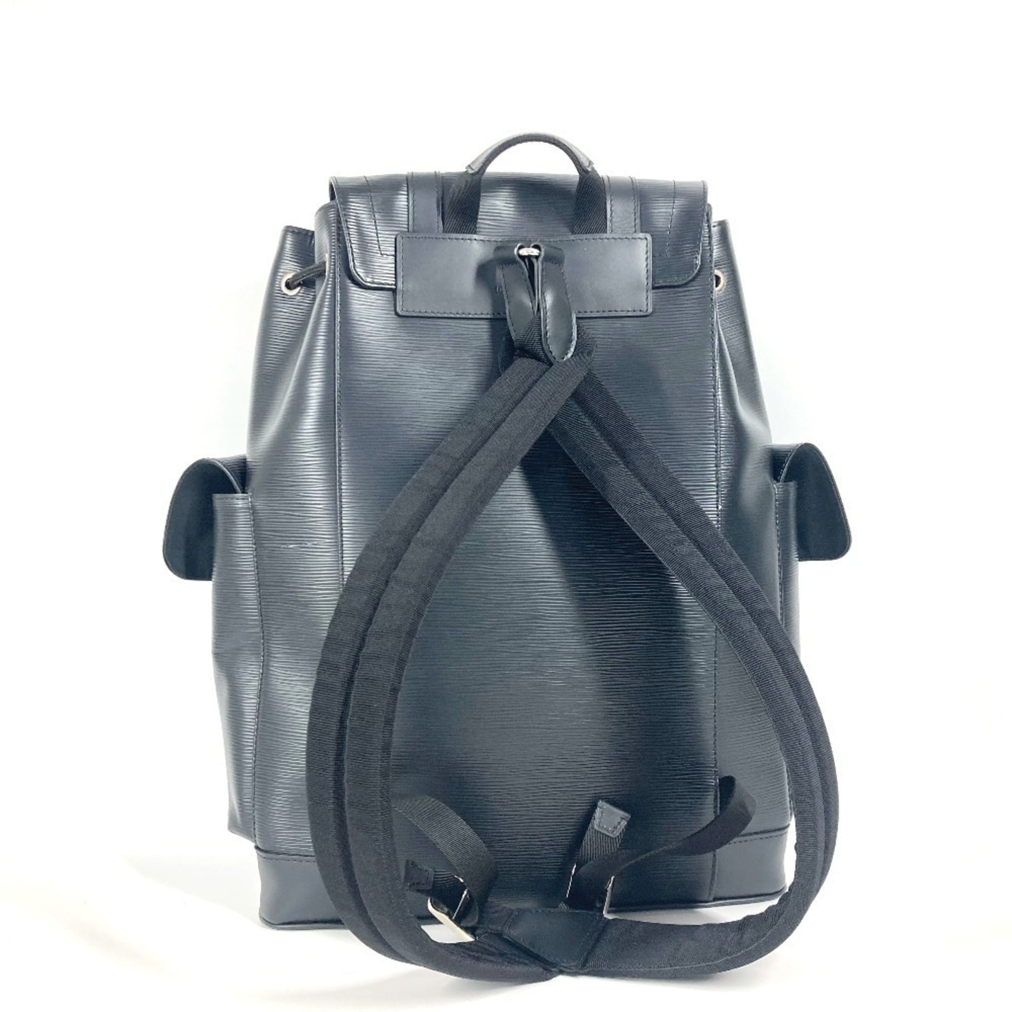 Louis Vuitton Black Blue Monogram Eclipse Epi Leather Backpack (Pre-Owned)
