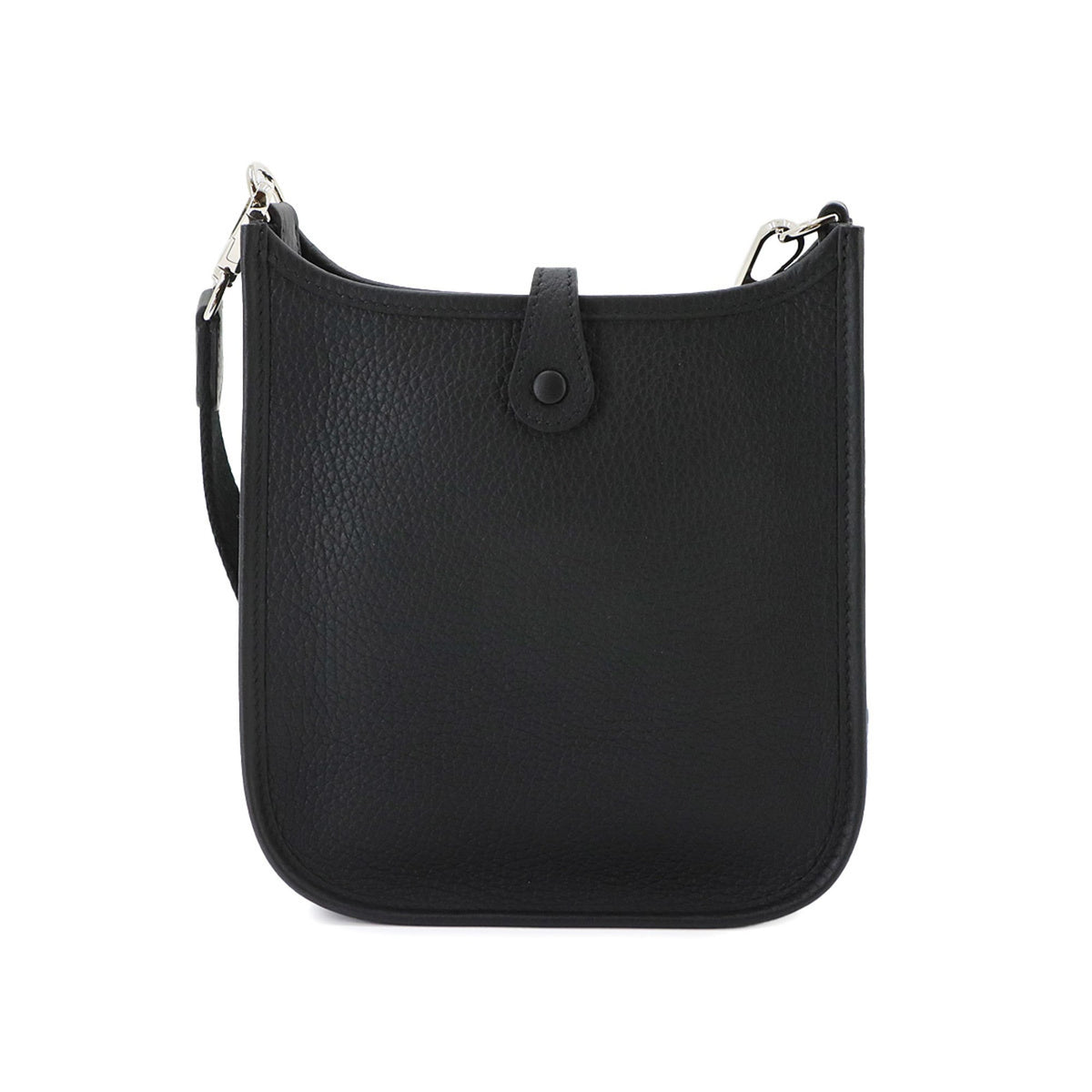 Hermes Black Taurillon Clemence Leather Handbag Shoulder Bag (Pre-Owned)