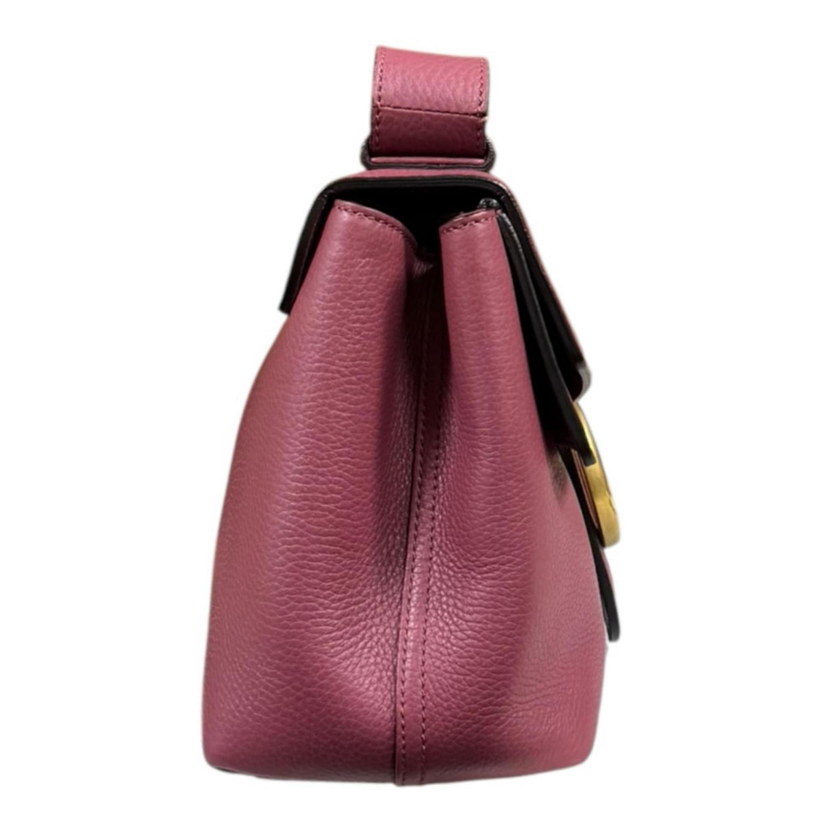 Gucci Pink Leather Shoulder Bag (Pre-Owned)