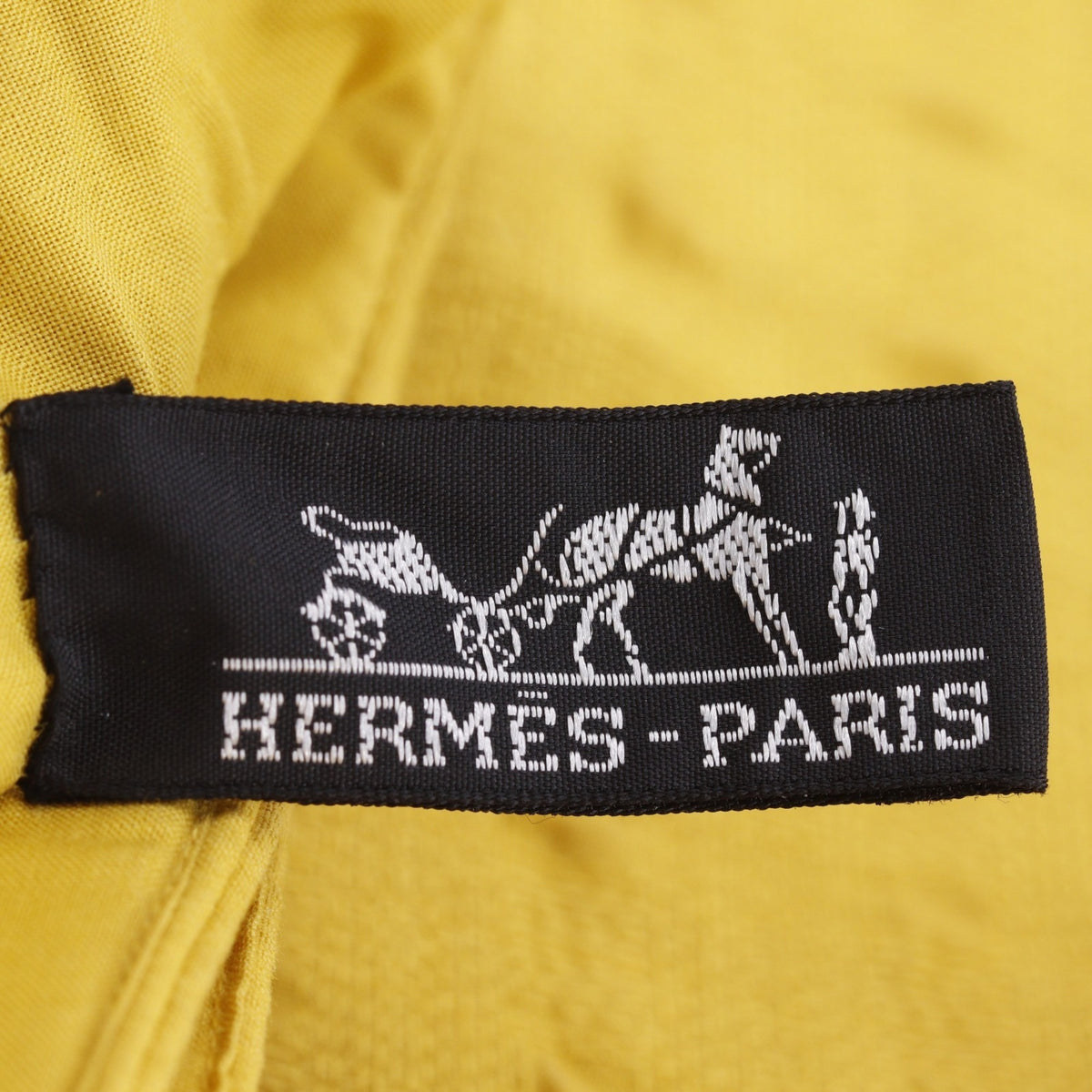 Hermes Yellow Canvas Tote Bag (Pre-Owned)