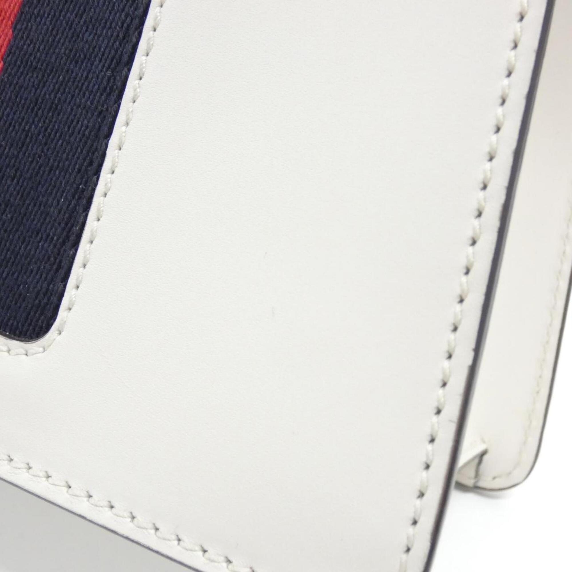 Gucci White Leather Handbag (Pre-Owned)