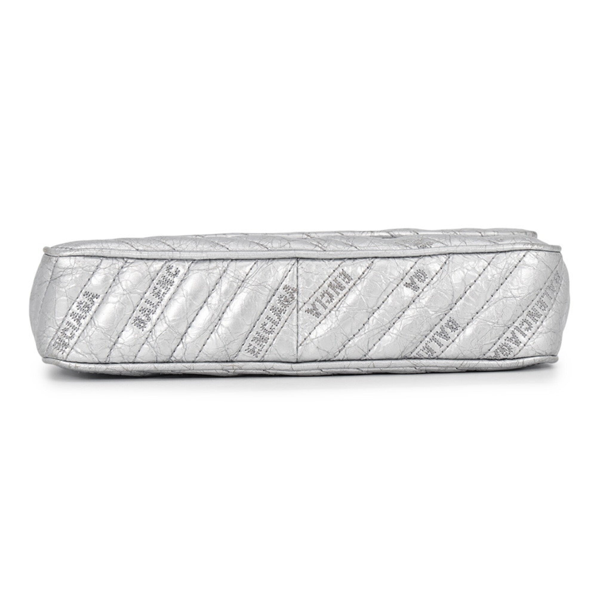 Balenciaga Silver Leather Shoulder Bag (Pre-Owned)